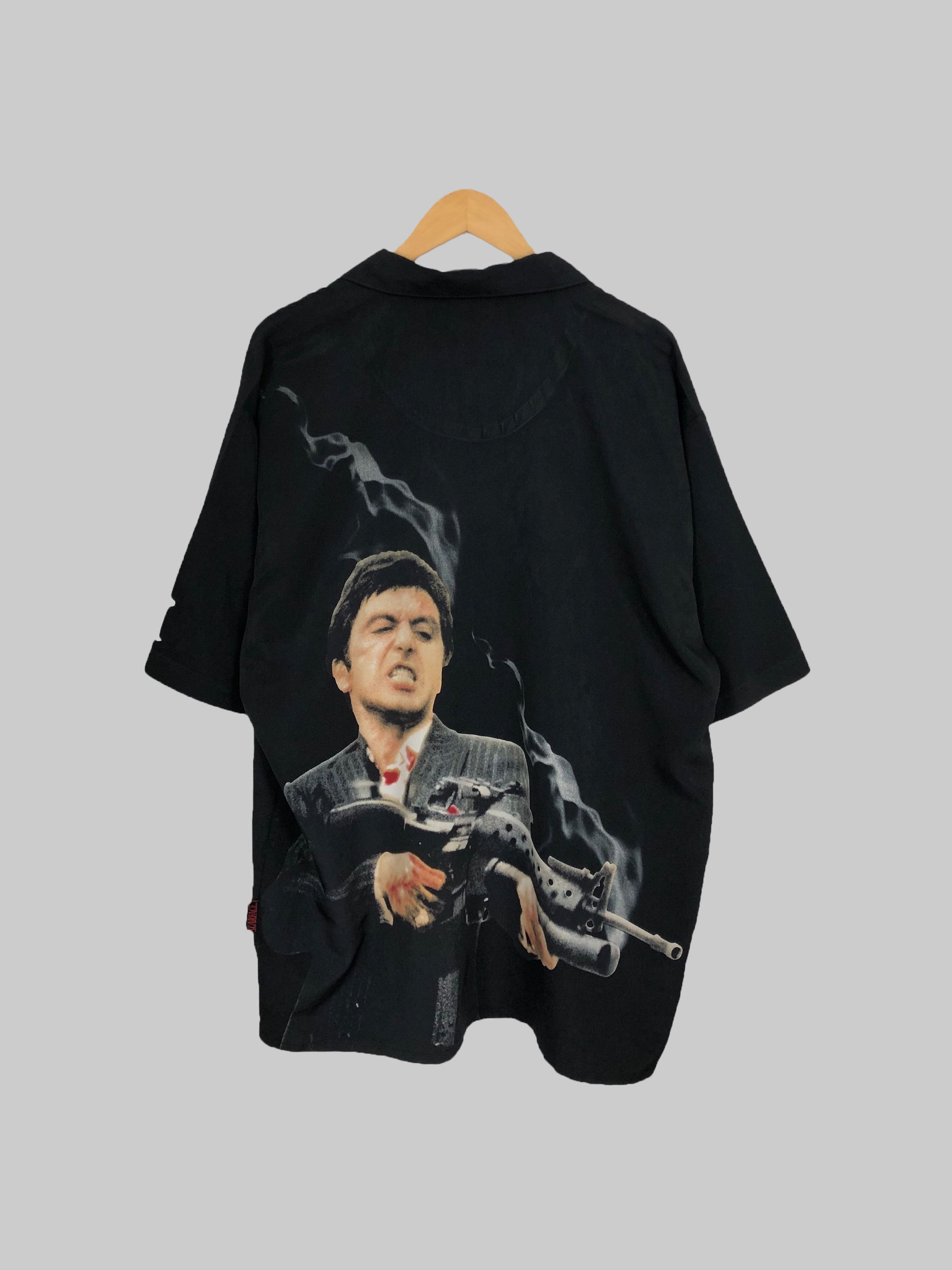 Vintage Vintage 90s Scarface Tony Montana Al Pachino (Taxi Driver) Size US XL / EU 56 / 4 - 2 Thumbnail