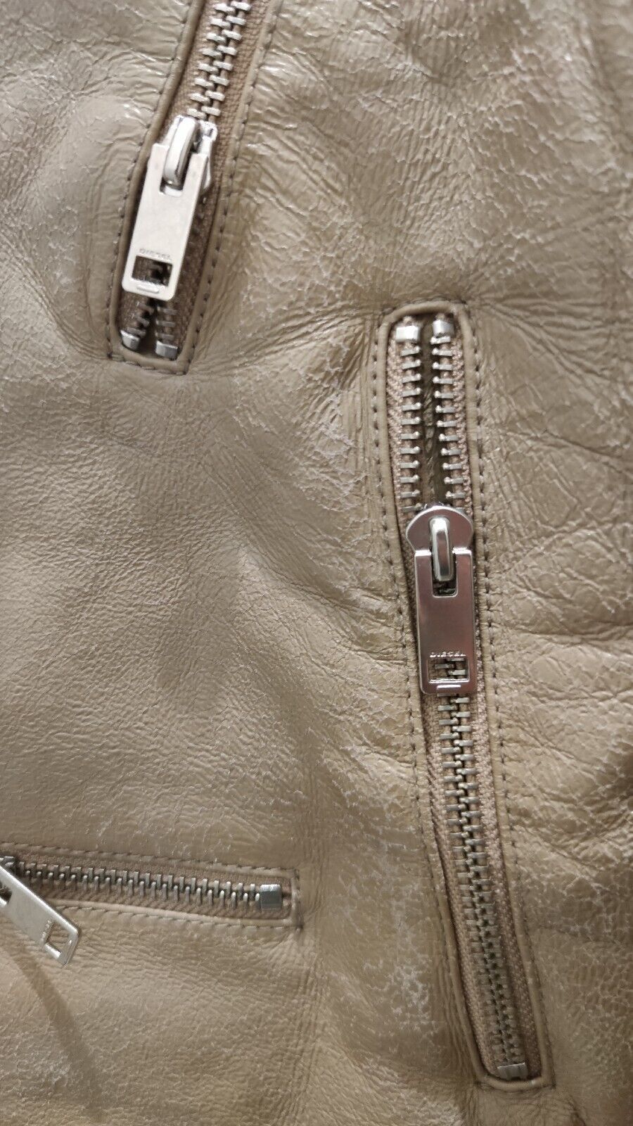 Diesel Diesel Shearling Leather Jacket Coat RRP £1450 Sheepskin Size US L / EU 52-54 / 3 - 18 Thumbnail