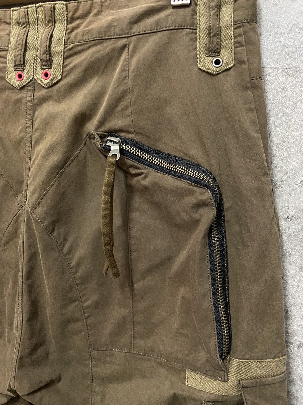 Japanese Brand PPFM Japan Parachute Bondage Utility Cargo Pants Vintage Size US 31 - 15 Thumbnail