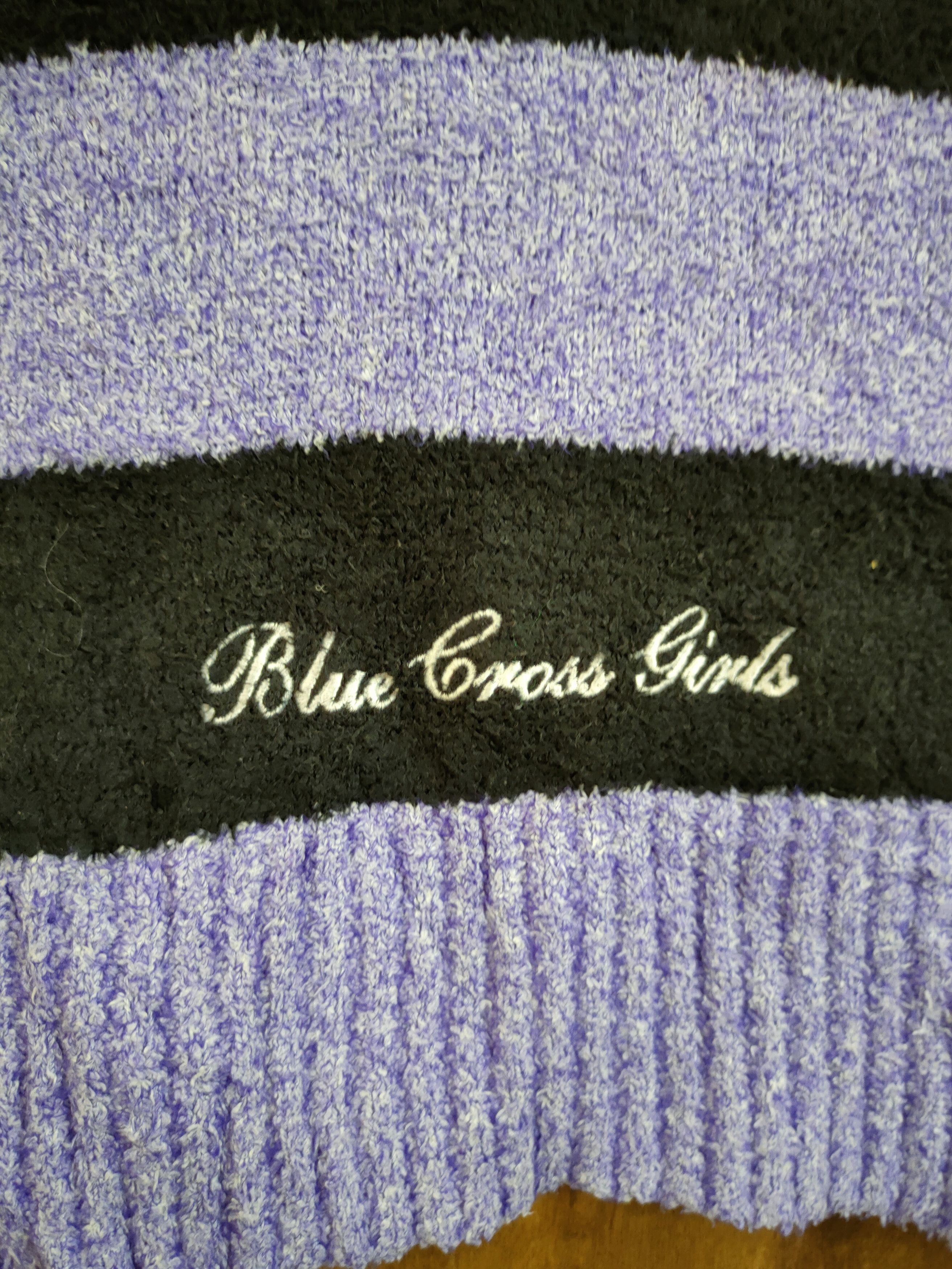 Vintage DL Blue Cross Spicy Label purple cardigan fleece #46-910 Size L / US 10 / IT 46 - 12 Thumbnail