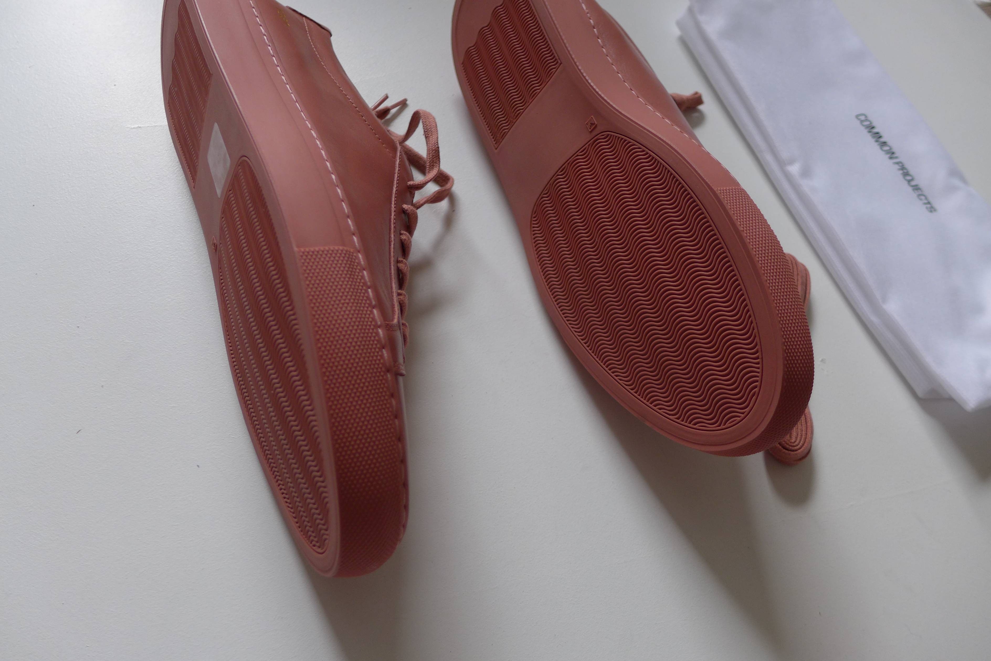 Common Projects Common Projects Achilles Sneakers - Antique Rose Leather Size US 8 / EU 41 - 13 Thumbnail