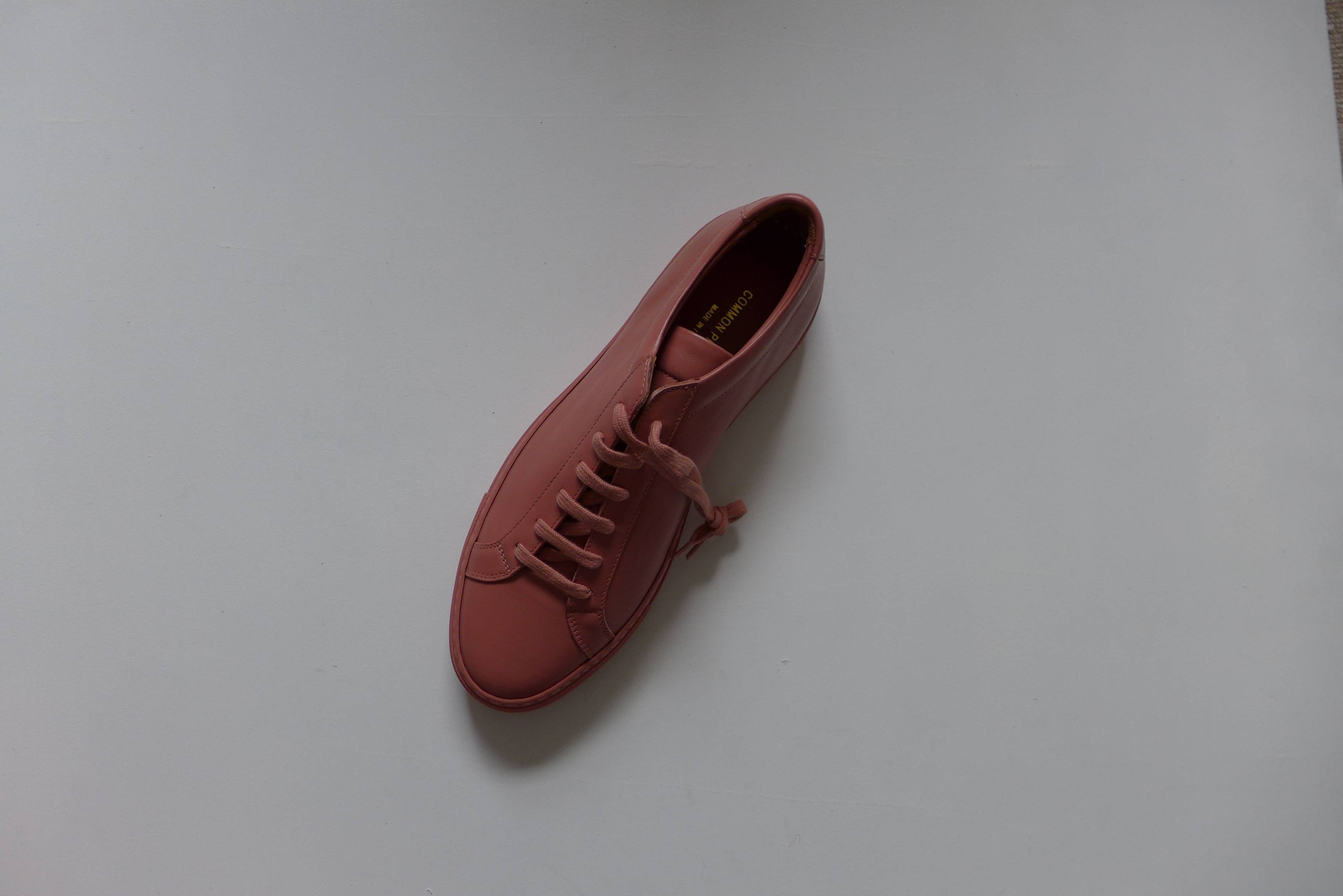 Common Projects Common Projects Achilles Sneakers - Antique Rose Leather Size US 8 / EU 41 - 10 Thumbnail