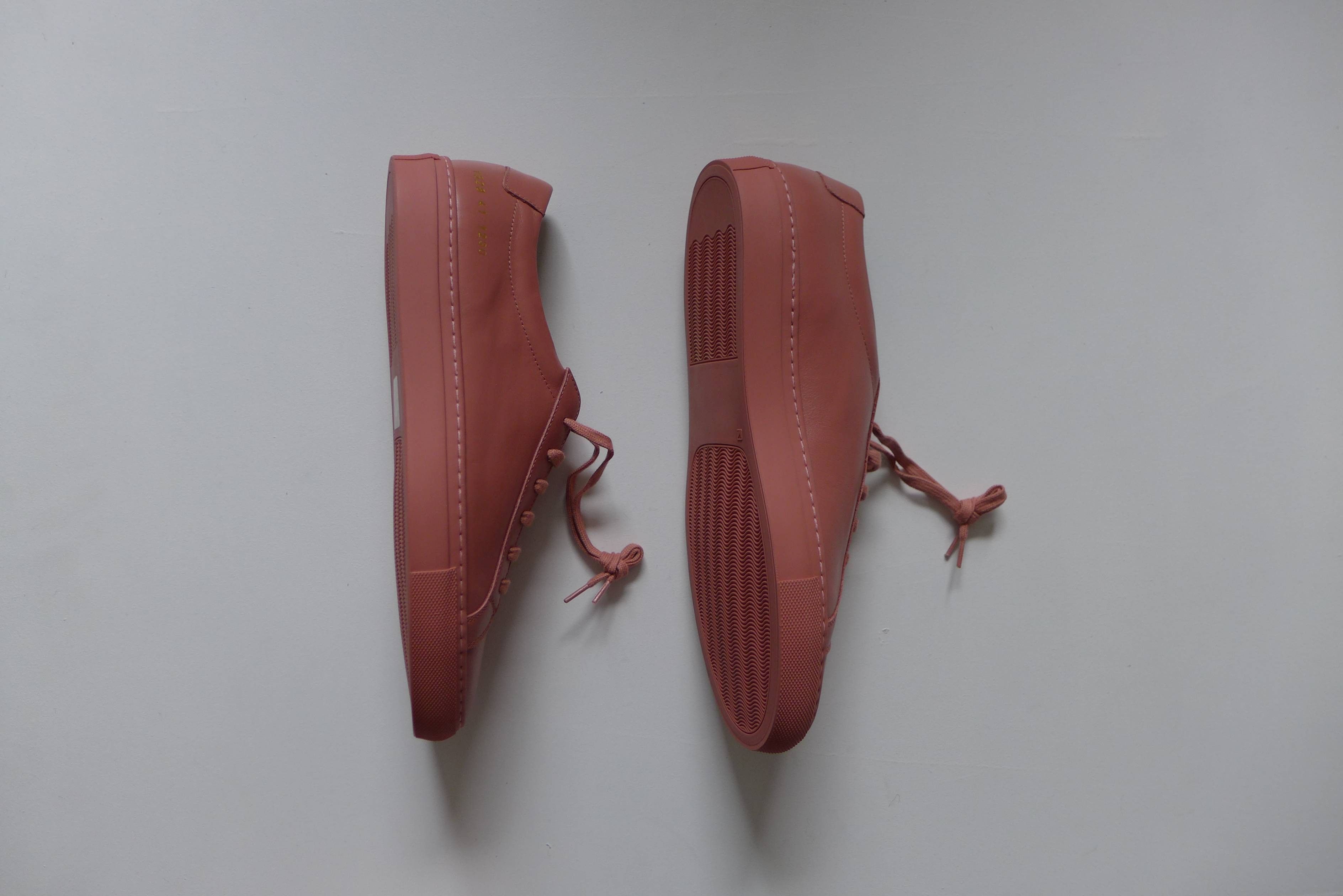 Common Projects Common Projects Achilles Sneakers - Antique Rose Leather Size US 8 / EU 41 - 6 Thumbnail
