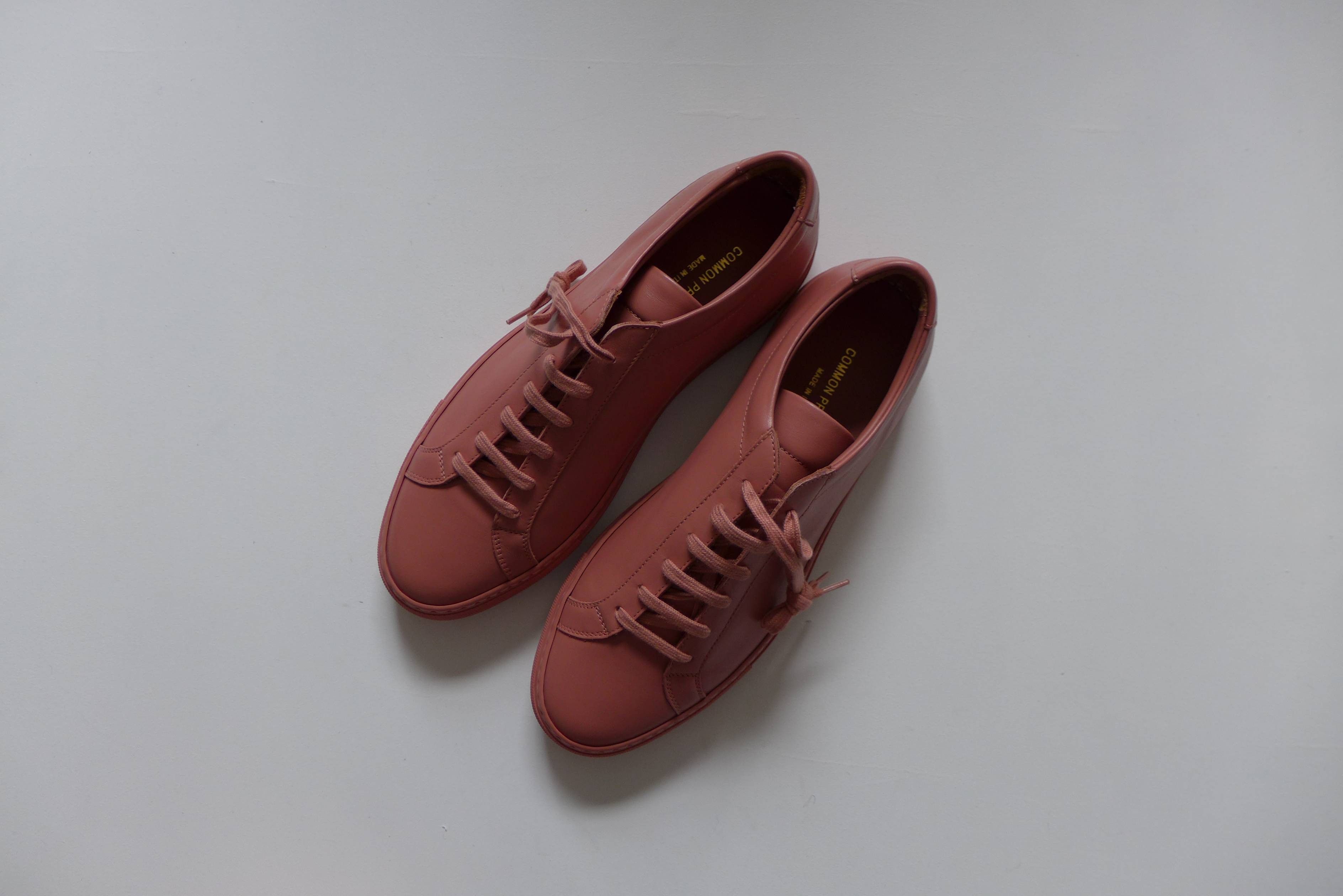 Common Projects Common Projects Achilles Sneakers Antique Rose Leather Grailed