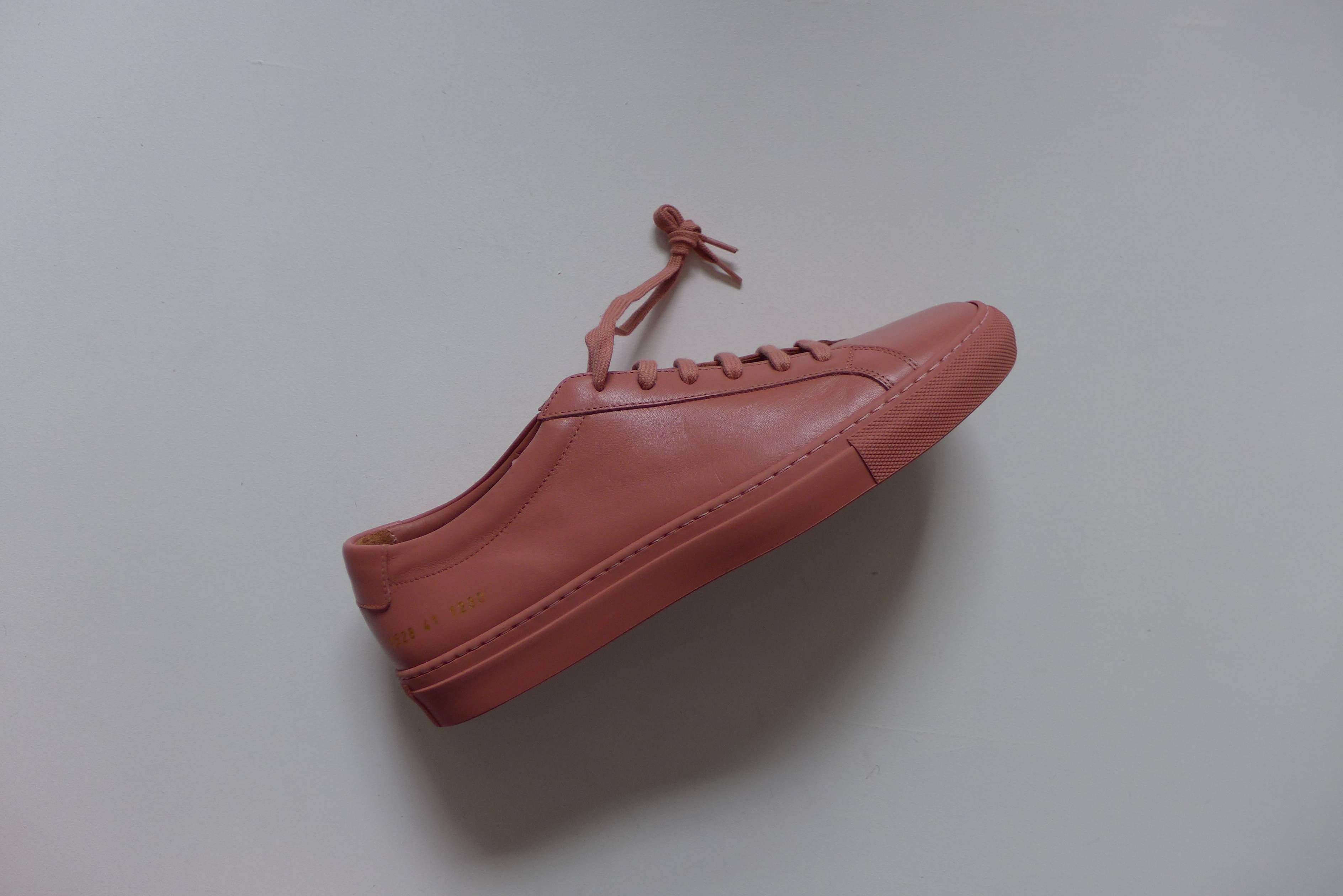 Common Projects Common Projects Achilles Sneakers - Antique Rose Leather Size US 8 / EU 41 - 7 Thumbnail