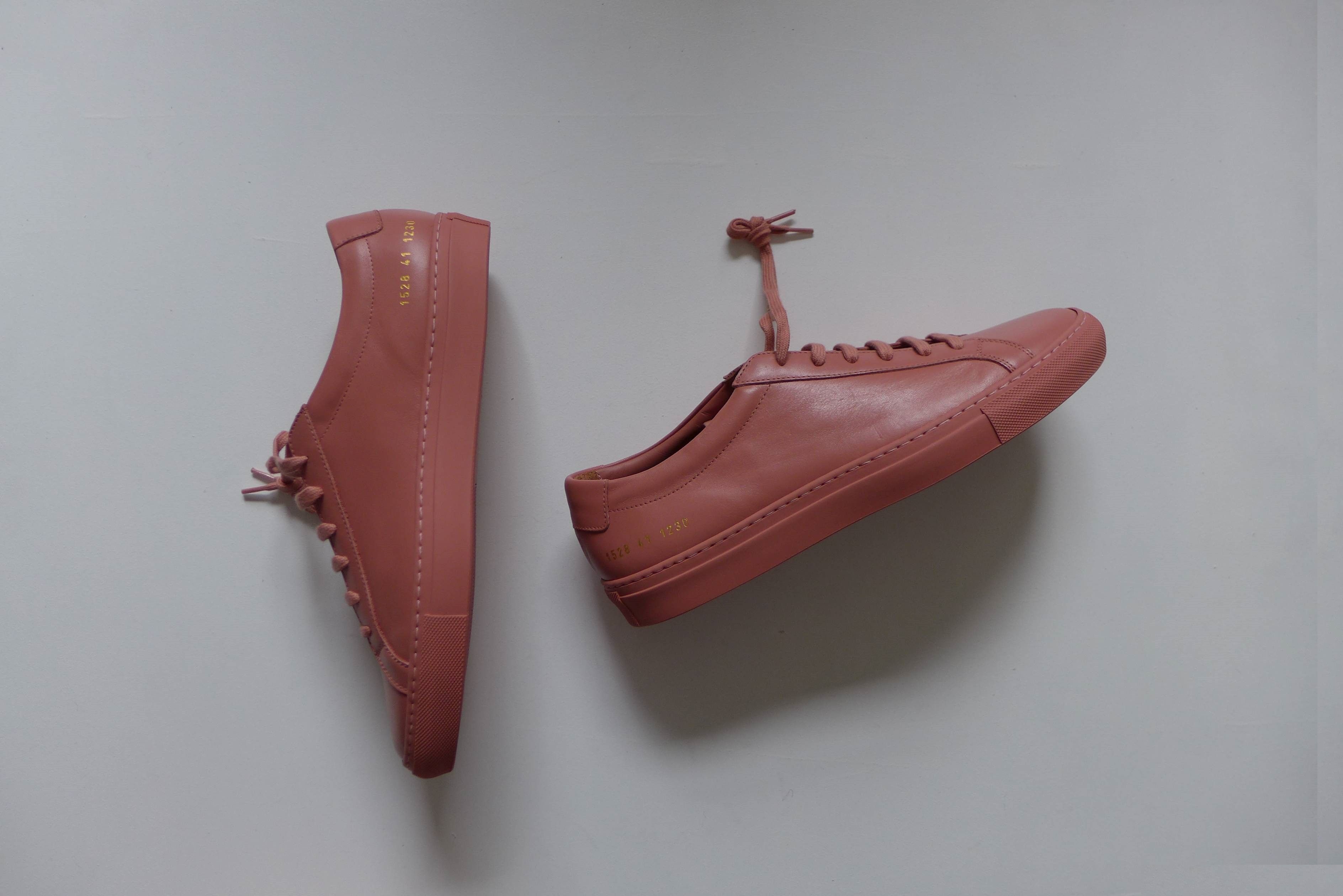 Common Projects Common Projects Achilles Sneakers - Antique Rose Leather Size US 8 / EU 41 - 4 Thumbnail
