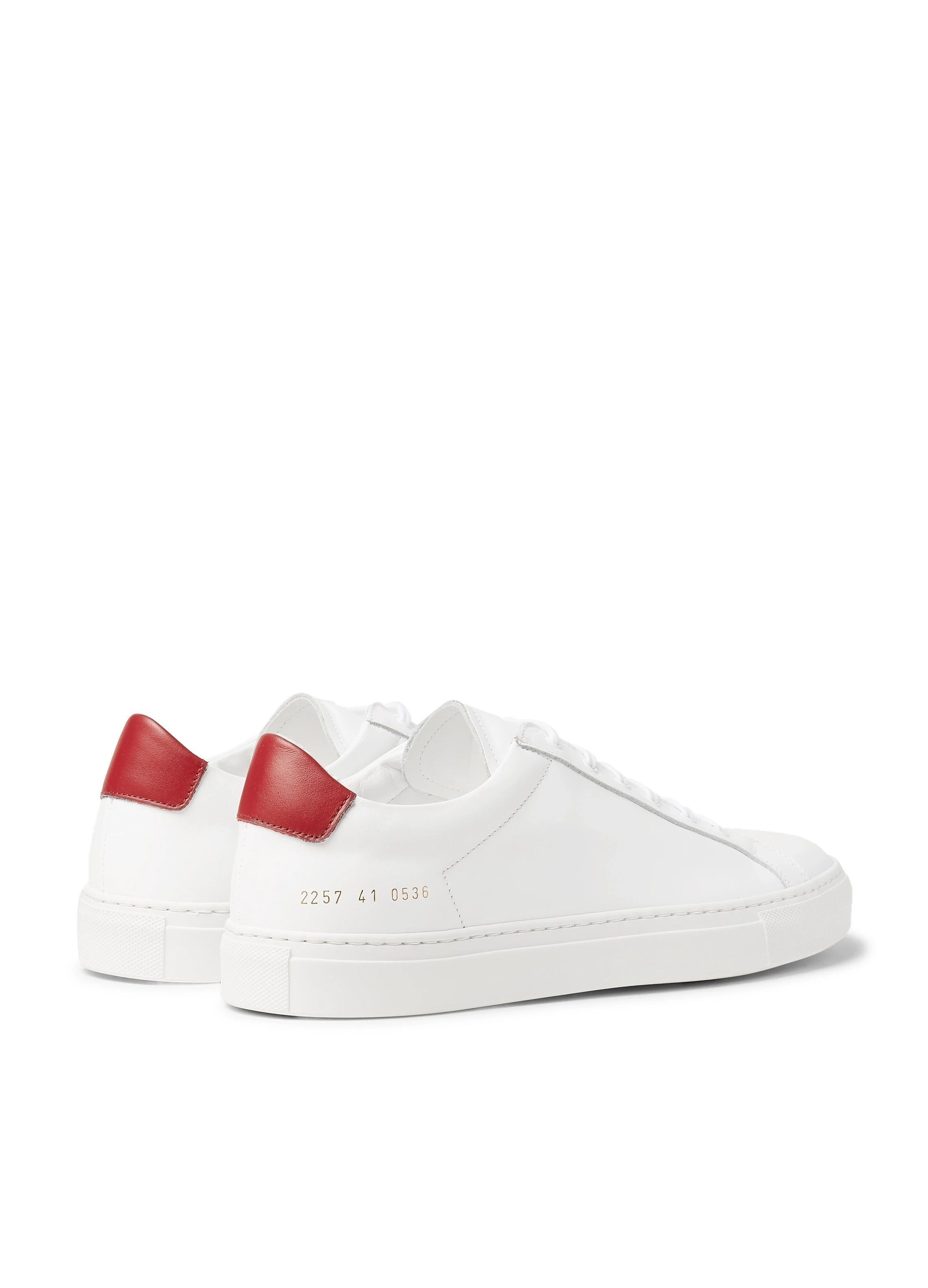 Common Projects Common Projects Retro Sneakers - White/Red Size US 6 / EU 39 - 3 Thumbnail
