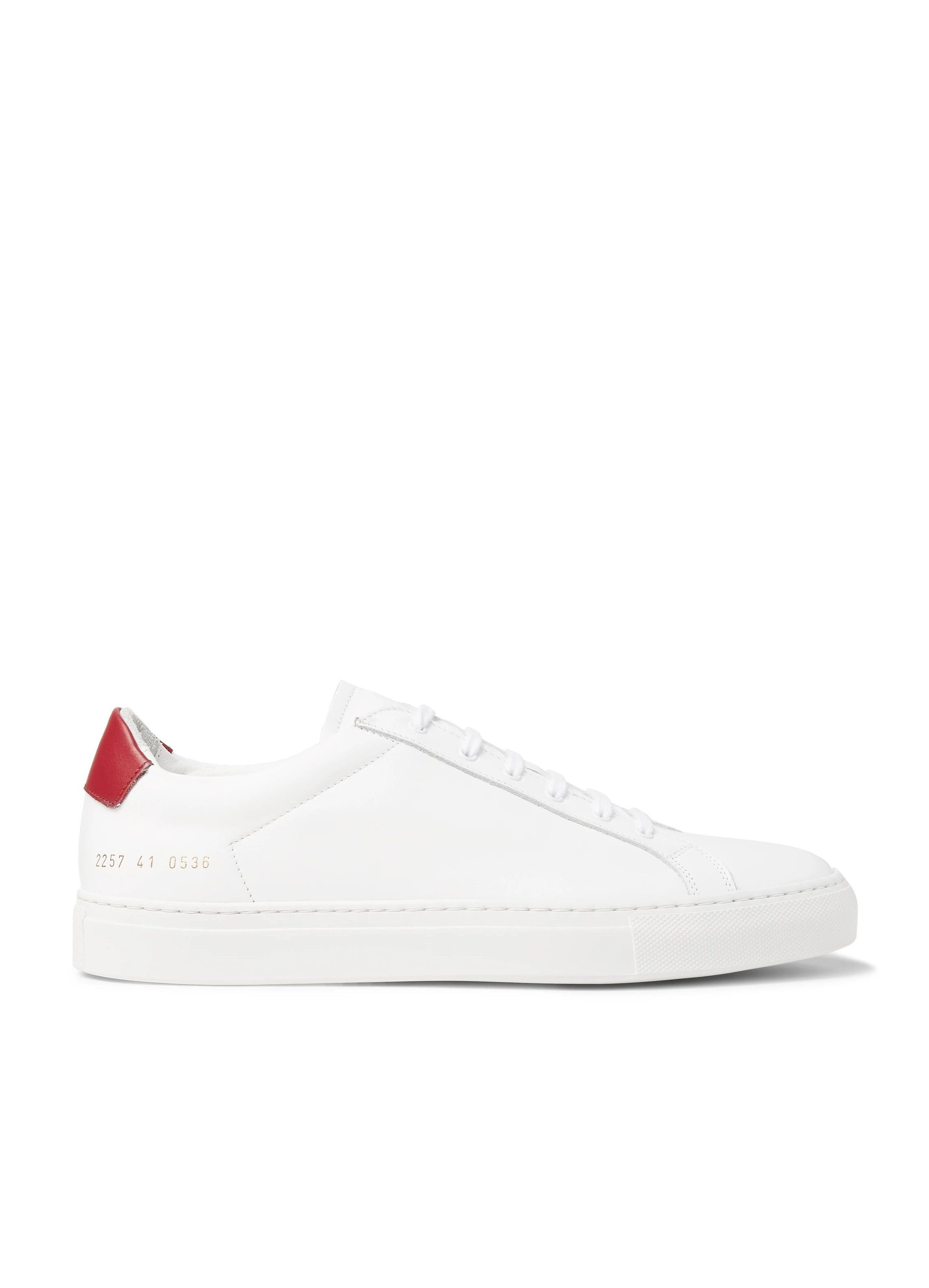 Common Projects Common Projects Retro Sneakers - White/Red Size US 6 / EU 39 - 1 Thumbnail