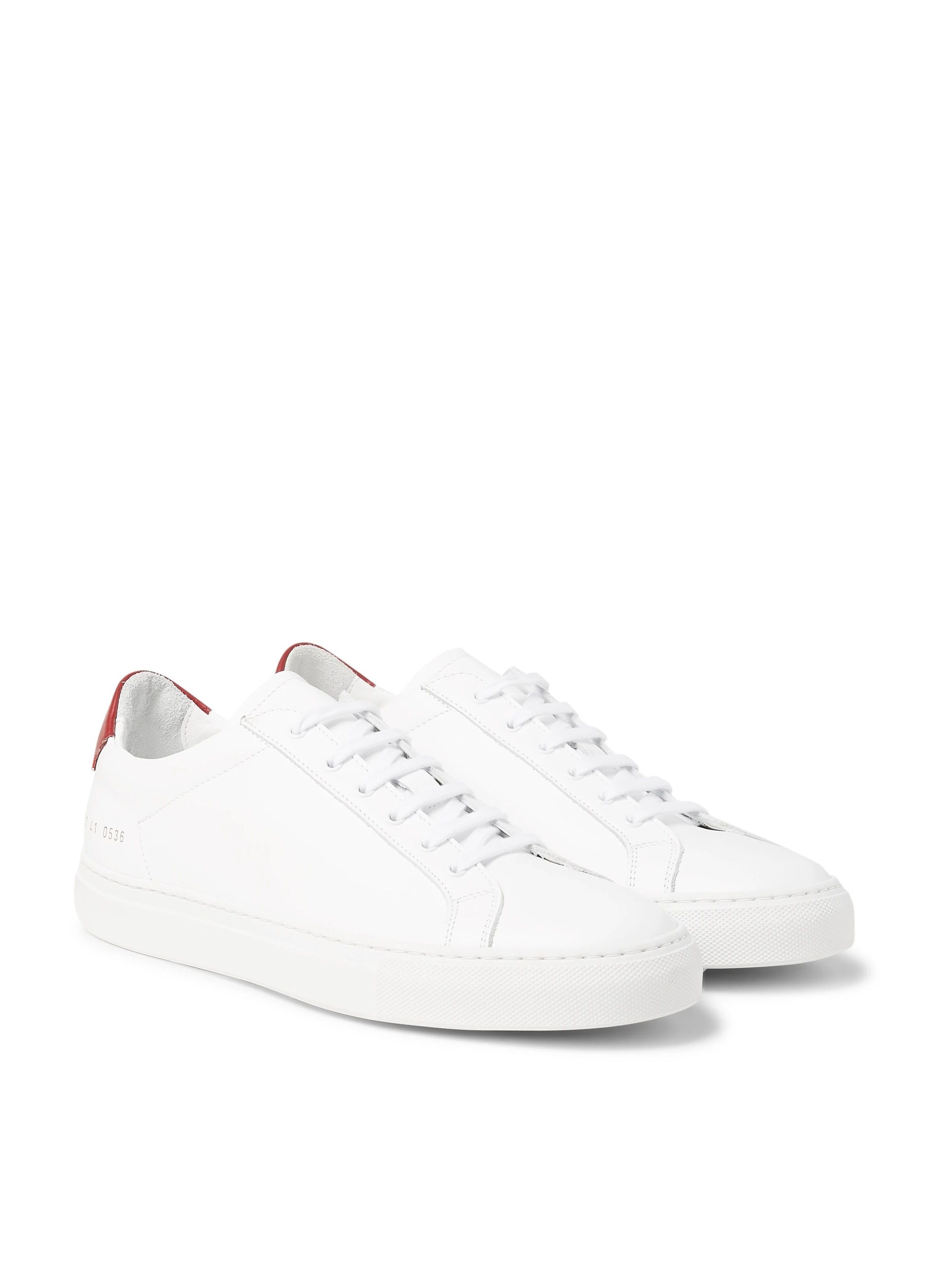 Common Projects Common Projects Retro Sneakers - White/Red Size US 6 / EU 39 - 2 Thumbnail
