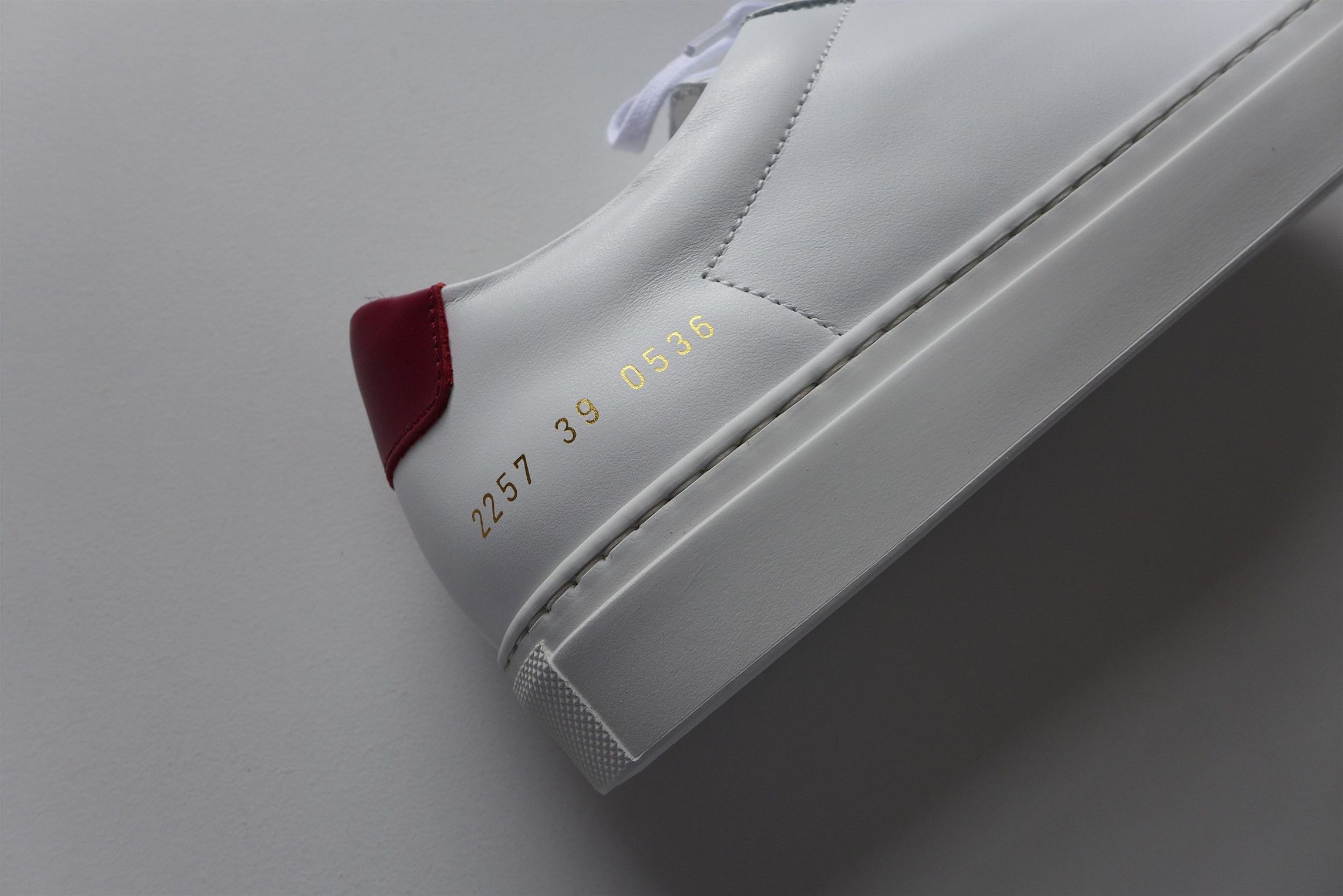 Common Projects Common Projects Retro Sneakers - White/Red Size US 6 / EU 39 - 10 Thumbnail
