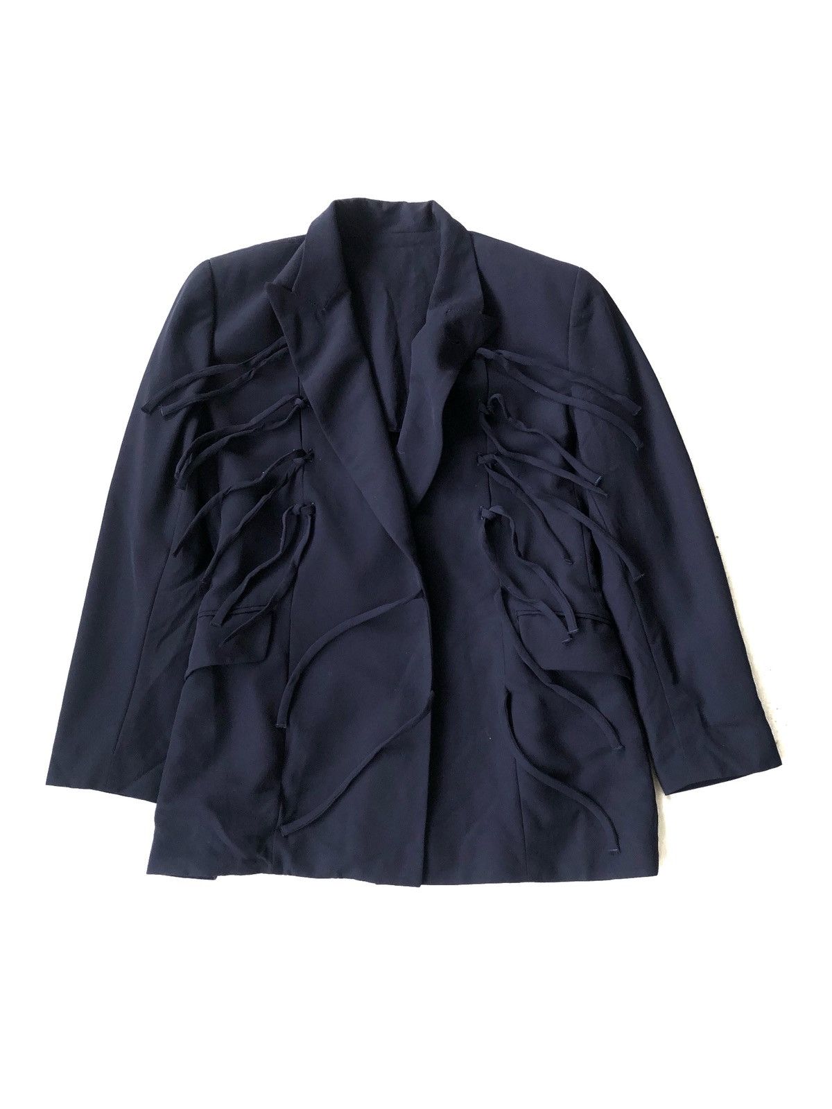 Jean Paul Gaultier ARCHIVE🔥OG JPG Hairy Unstructured Blazer Coat Size US S / EU 44-46 / 1 - 1 Thumbnail