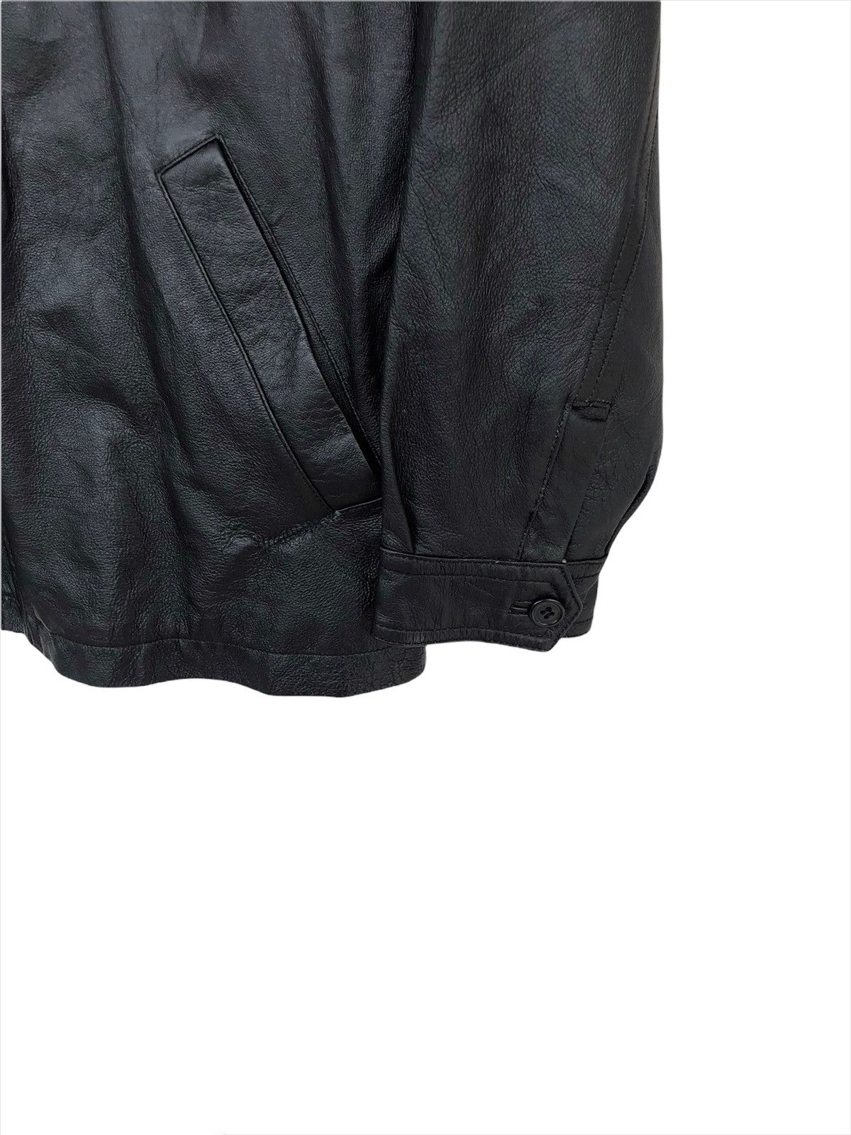 Gianni Valentino 90s Gianni Valentino 🇮🇹 Pig Leather Biker Jacket Size US L / EU 52-54 / 3 - 4 Thumbnail