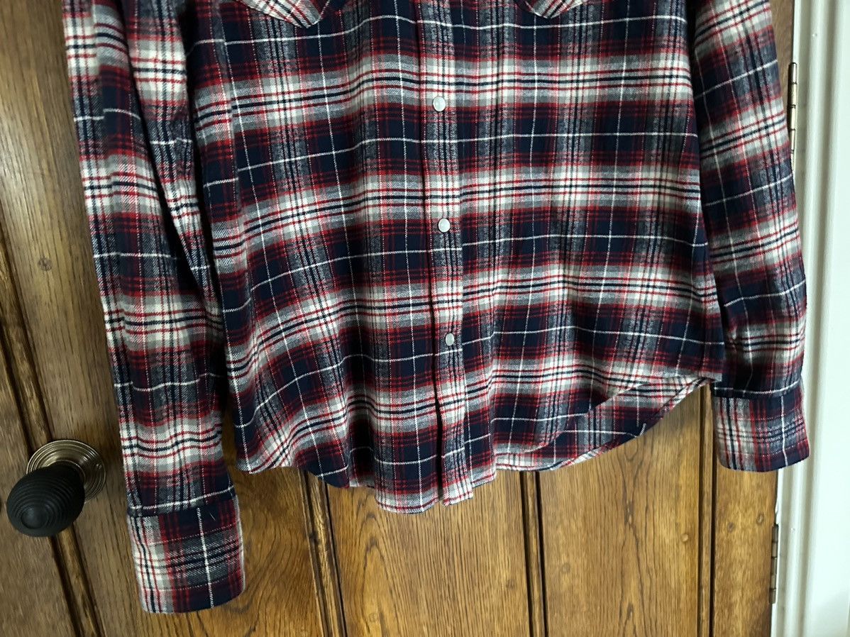 Celine × Hedi Slimane $970 FW21 Celine Teen Knight Flannel shirt Hedi Slimane Size US M / EU 48-50 / 2 - 19 Thumbnail