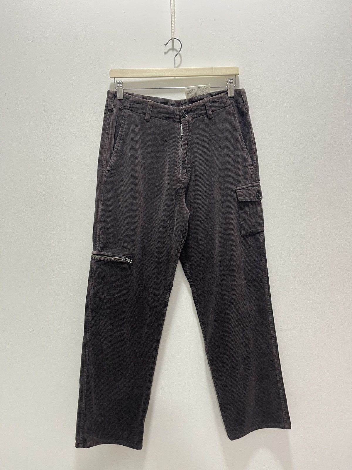 VINTAGE CORDUROY MULTIPOCKET JAPANESE DESIGN TROUSER PANTS