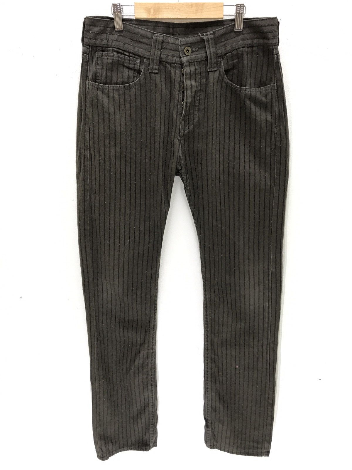 Japanese Brand Made in Japan United Arrows Striped Pant Size US 32 / EU 48 - 3 Thumbnail