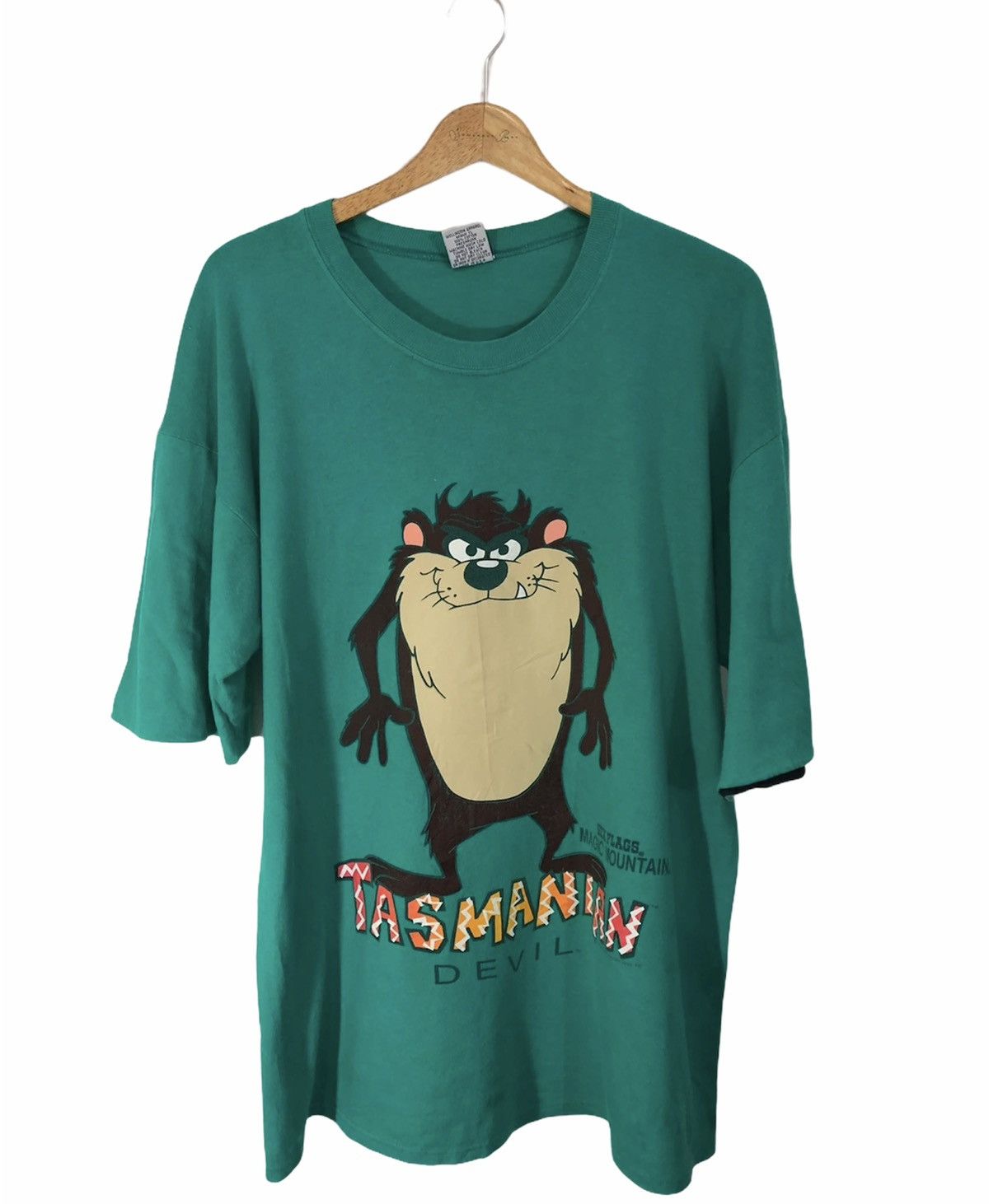 Vintage Vintage 90's Tasmanian Devil Warner Bros T-Shirt Size US XL / EU 56 / 4 - 1 Thumbnail