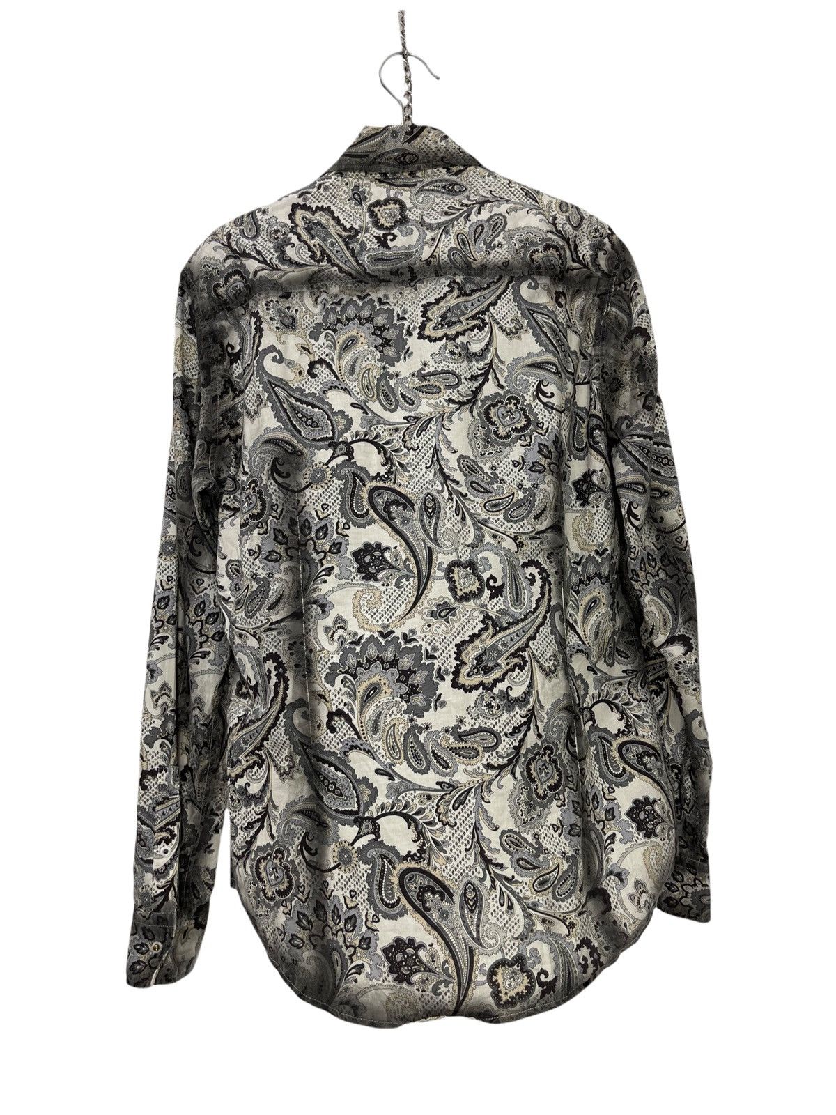 Tete Homme Tete Homme Japan Full Paisley Thin Shirt Slim 4🟩 Size US M / EU 48-50 / 2 - 5 Thumbnail