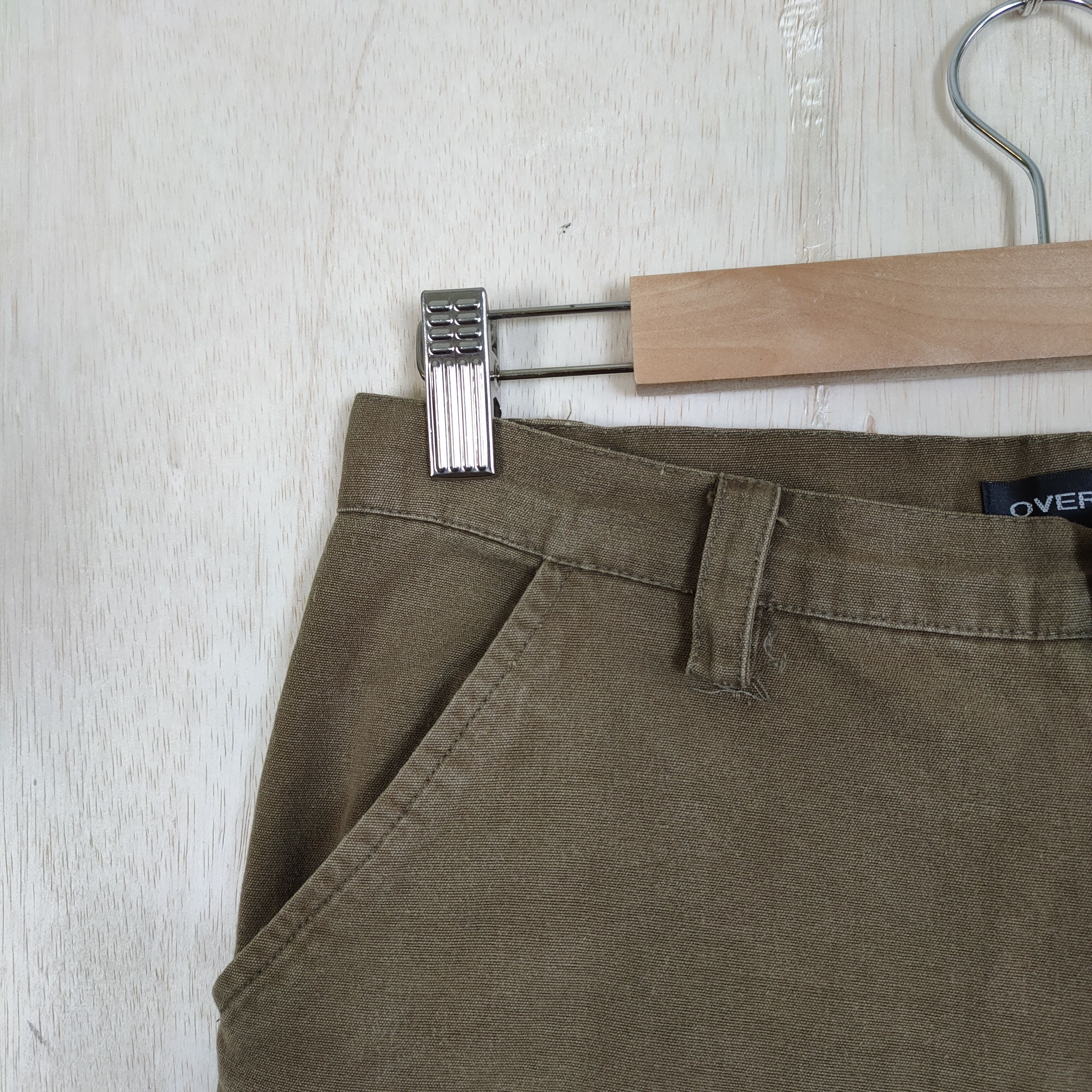 Japanese Brand OVER LAP BROWN CARGO PANTS 3D POCKET Size US 28 / EU 44 - 5 Thumbnail