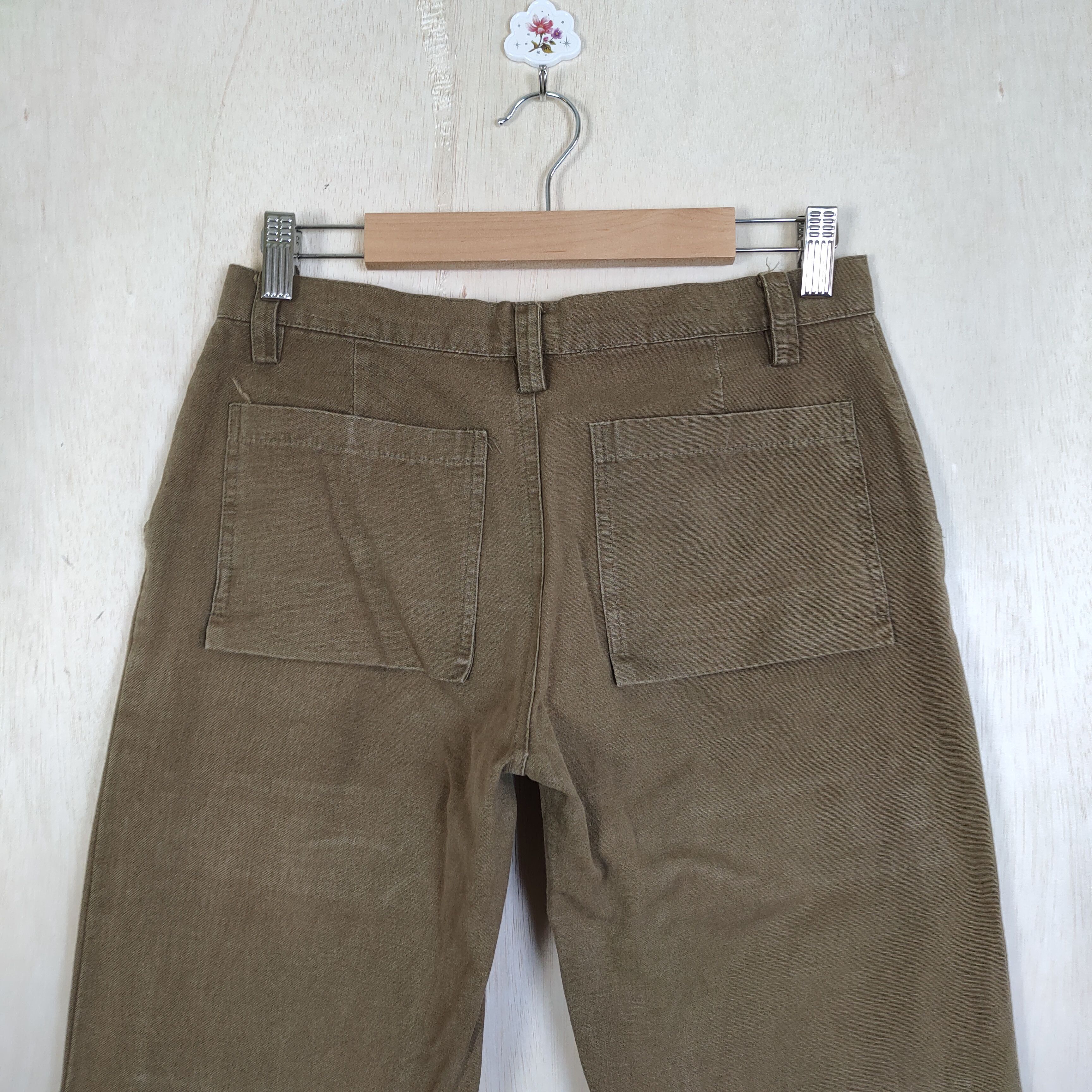 Japanese Brand OVER LAP BROWN CARGO PANTS 3D POCKET Size US 28 / EU 44 - 10 Thumbnail