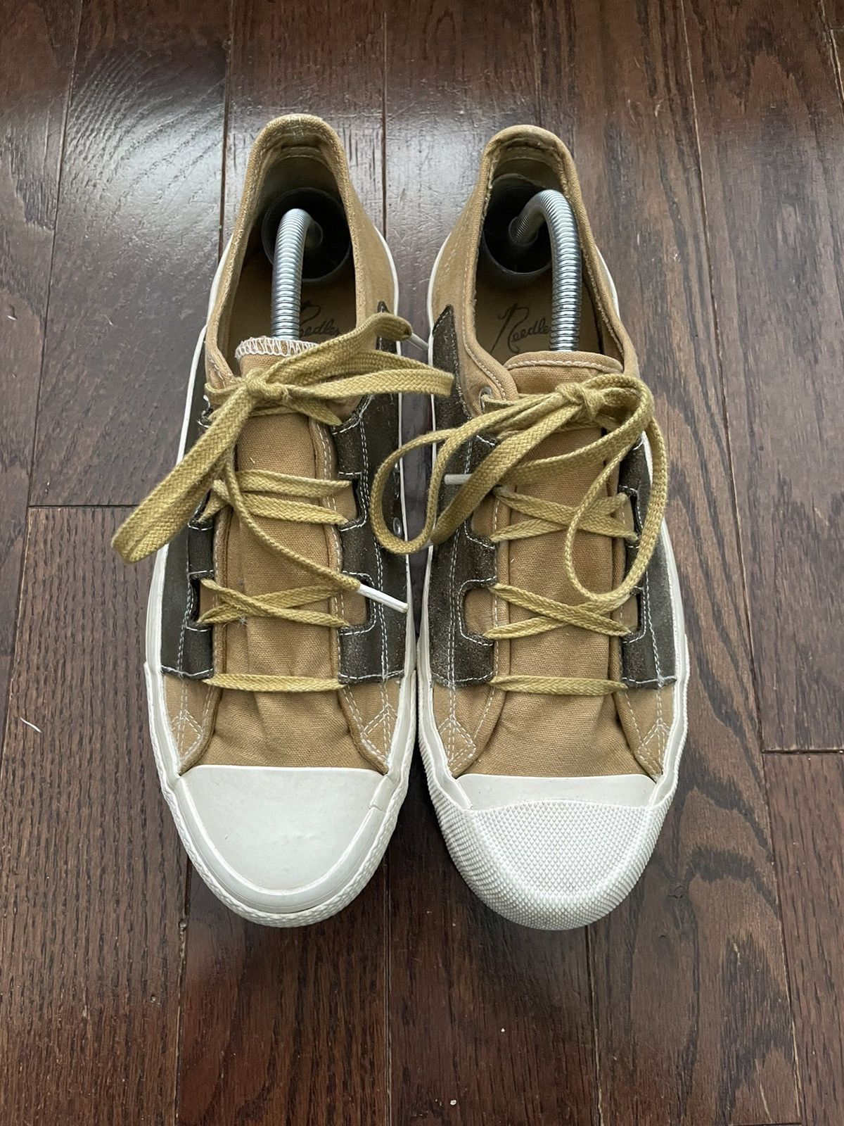 Needles Needles Ghillie Mismatch Canvas Shoes Brown / Mustard Size US 9.5 / EU 42-43 - 2 Thumbnail