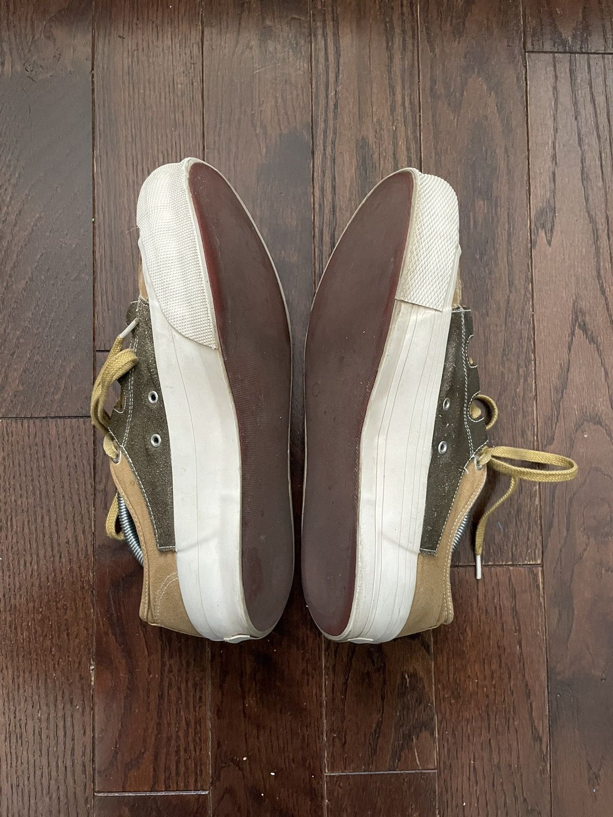 Needles Needles Ghillie Mismatch Canvas Shoes Brown / Mustard Size US 9.5 / EU 42-43 - 4 Thumbnail