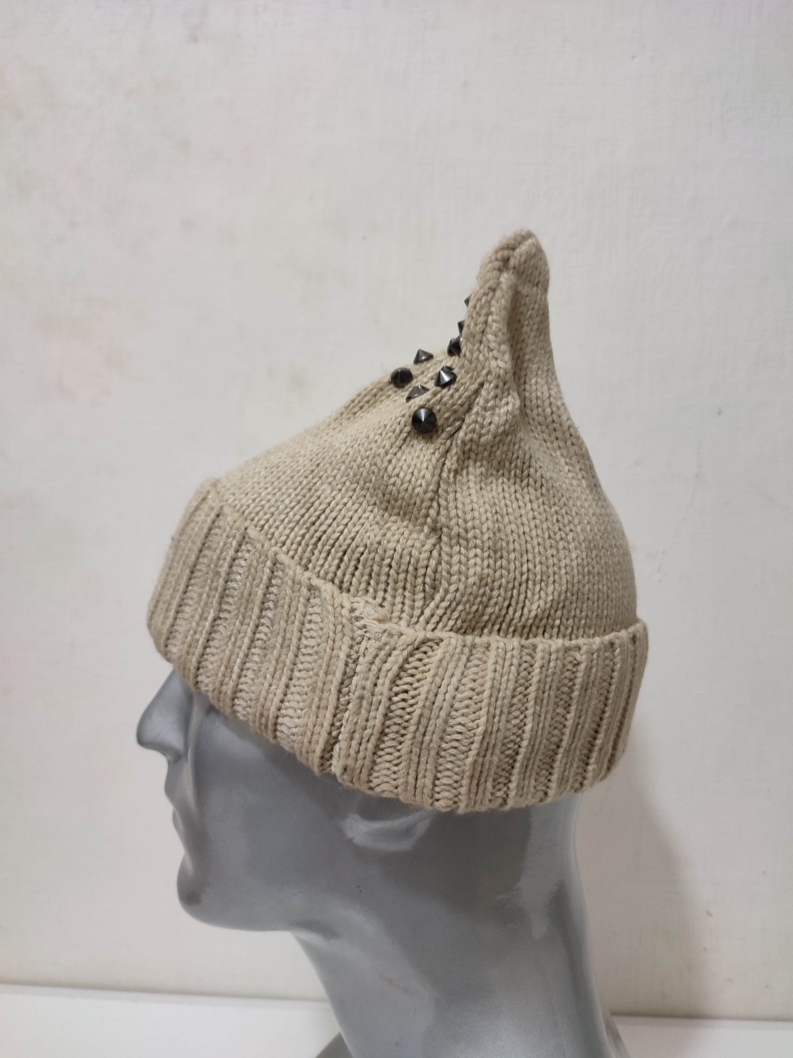 Japanese Brand 🔥Bunny Horn Devil Beanie Spike Beanie hats Size ONE SIZE - 4 Thumbnail