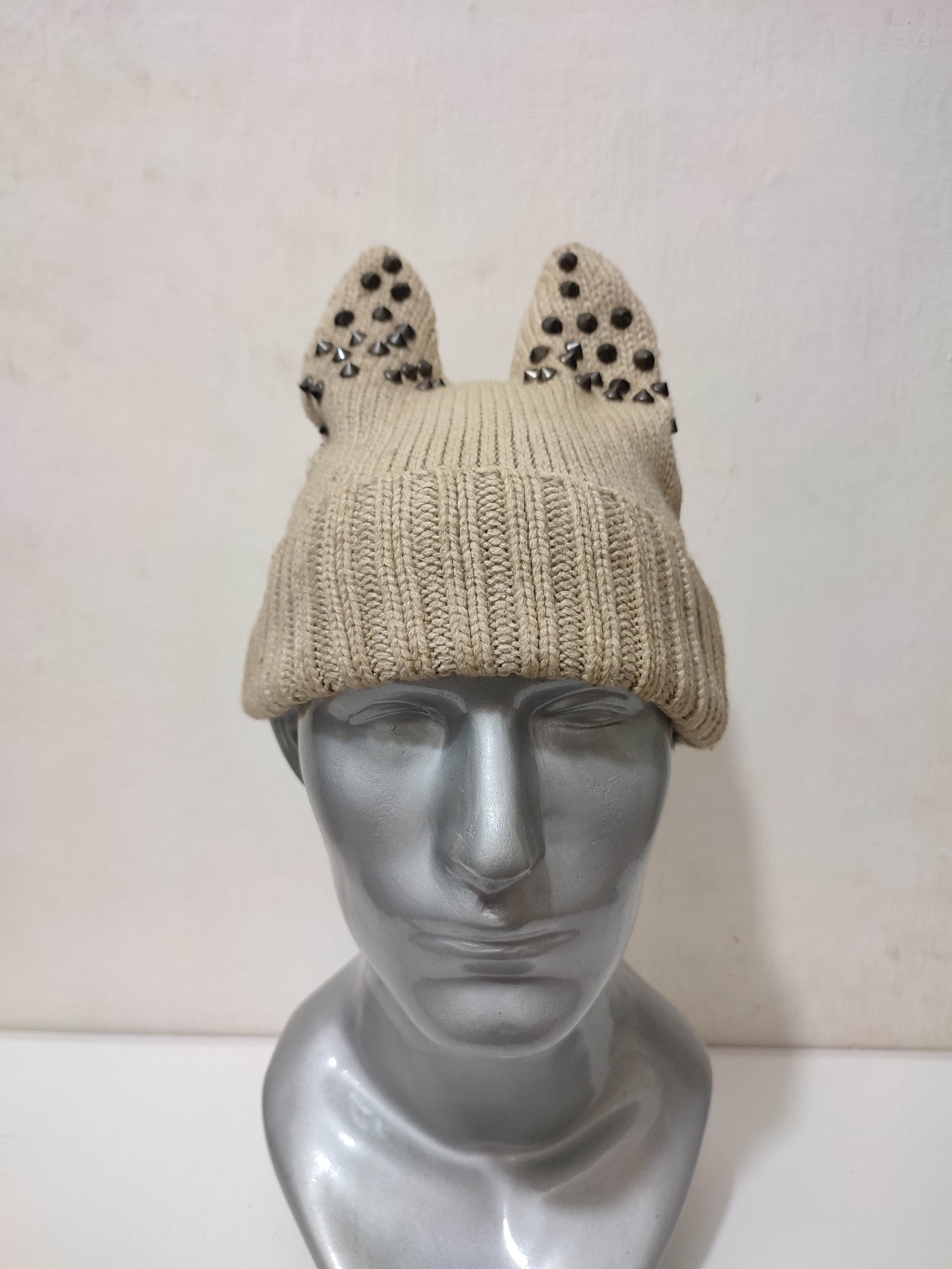 Japanese Brand 🔥Bunny Horn Devil Beanie Spike Beanie hats Size ONE SIZE - 1 Thumbnail