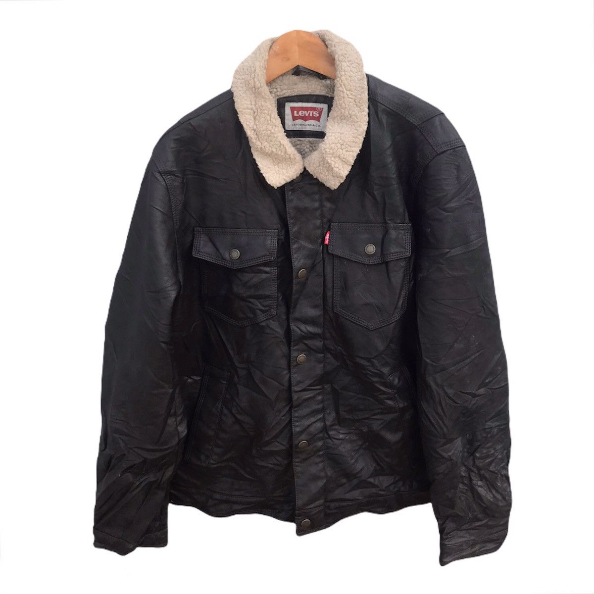Levi's Levi’s sherpa leather jacket Size US L / EU 52-54 / 3 - 1 Thumbnail