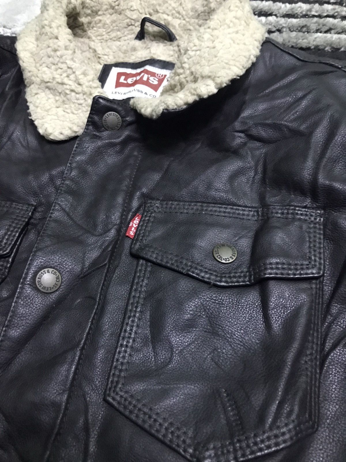 Levi's Levi’s sherpa leather jacket Size US L / EU 52-54 / 3 - 8 Thumbnail