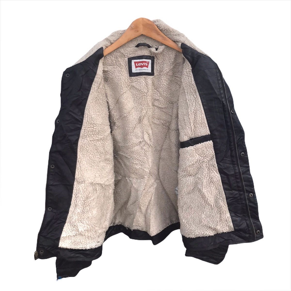 Levi's Levi’s sherpa leather jacket Size US L / EU 52-54 / 3 - 3 Thumbnail