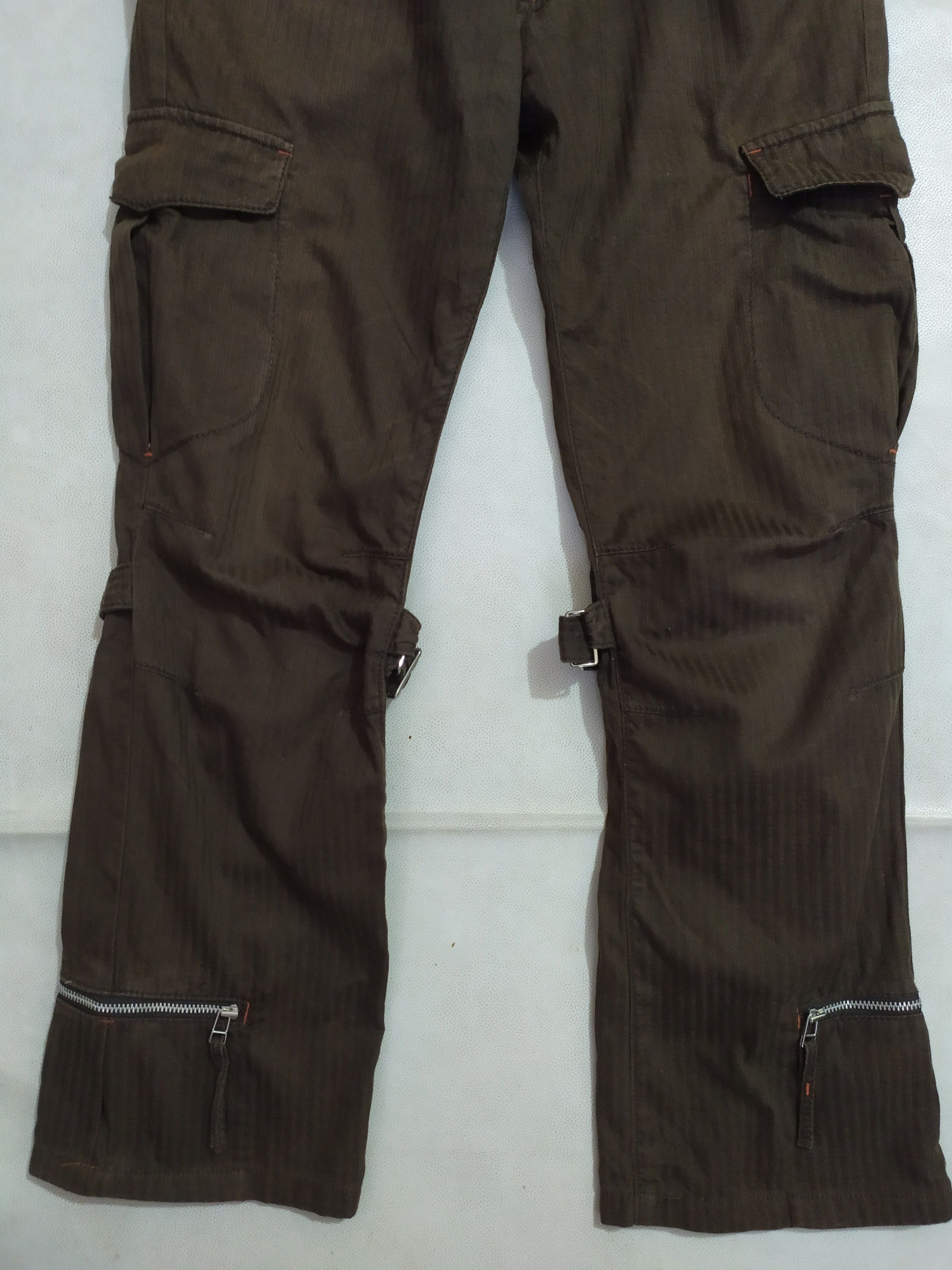 Japanese Brand 🔥Nicole Club Bondage Cargo multipocket Pants Size US 31 - 8 Thumbnail