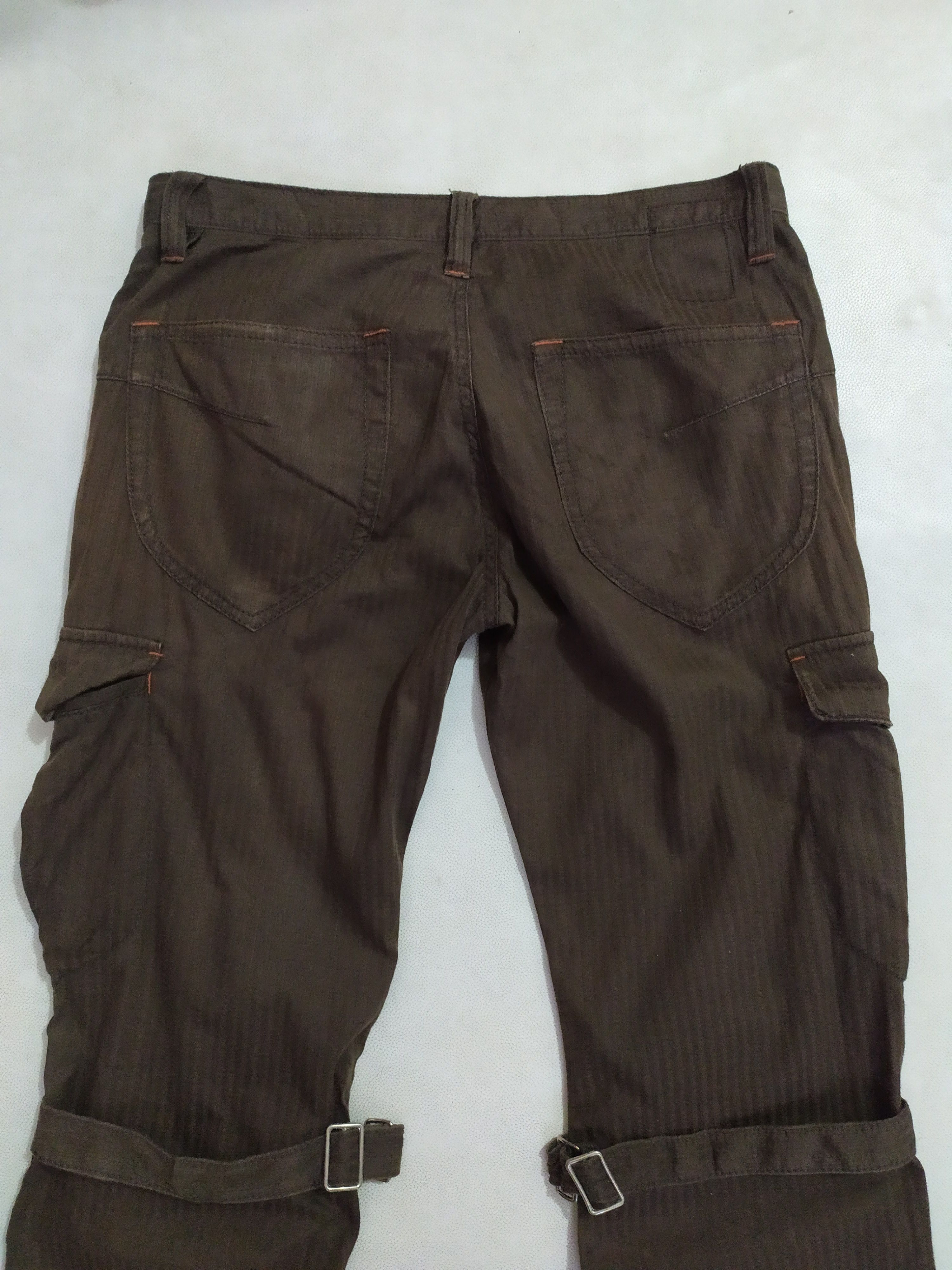 Japanese Brand 🔥Nicole Club Bondage Cargo multipocket Pants Size US 31 - 2 Thumbnail