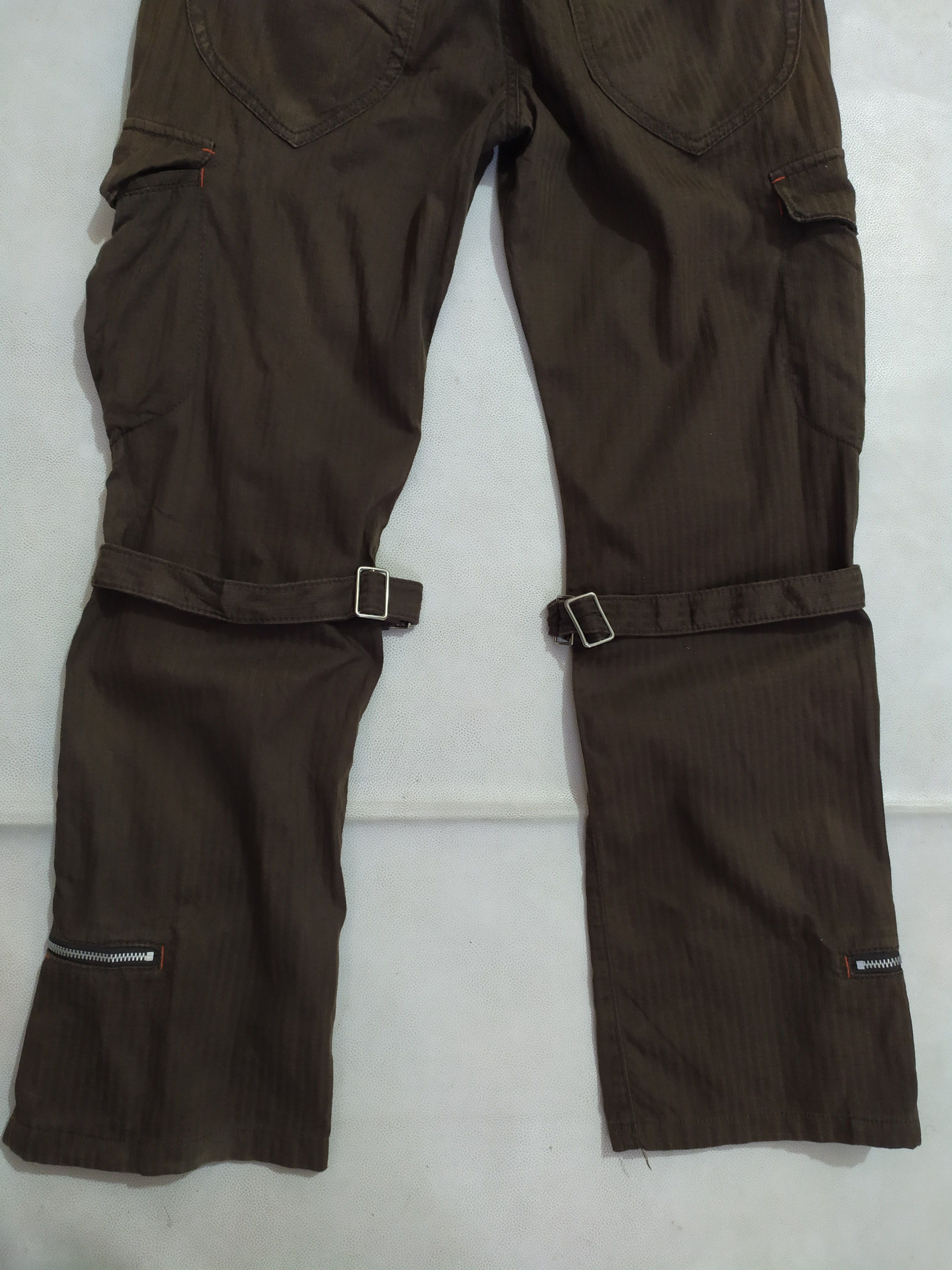 Japanese Brand 🔥Nicole Club Bondage Cargo multipocket Pants Size US 31 - 3 Thumbnail
