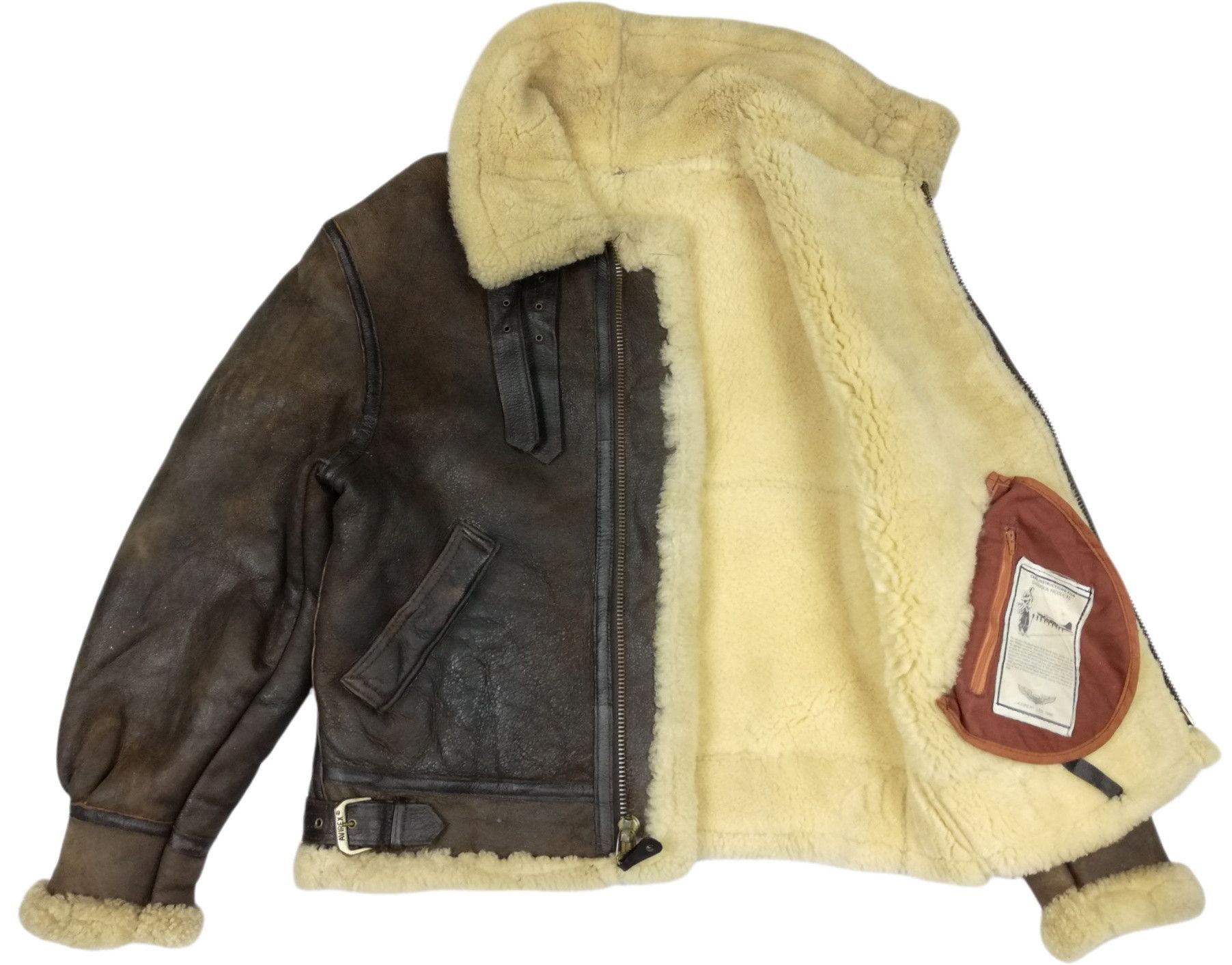 Avirex 🔥Vintage AVIREX WWII B-3 Bomber Jacket US ARMY AIR 1978 Size US M / EU 48-50 / 2 - 7 Thumbnail