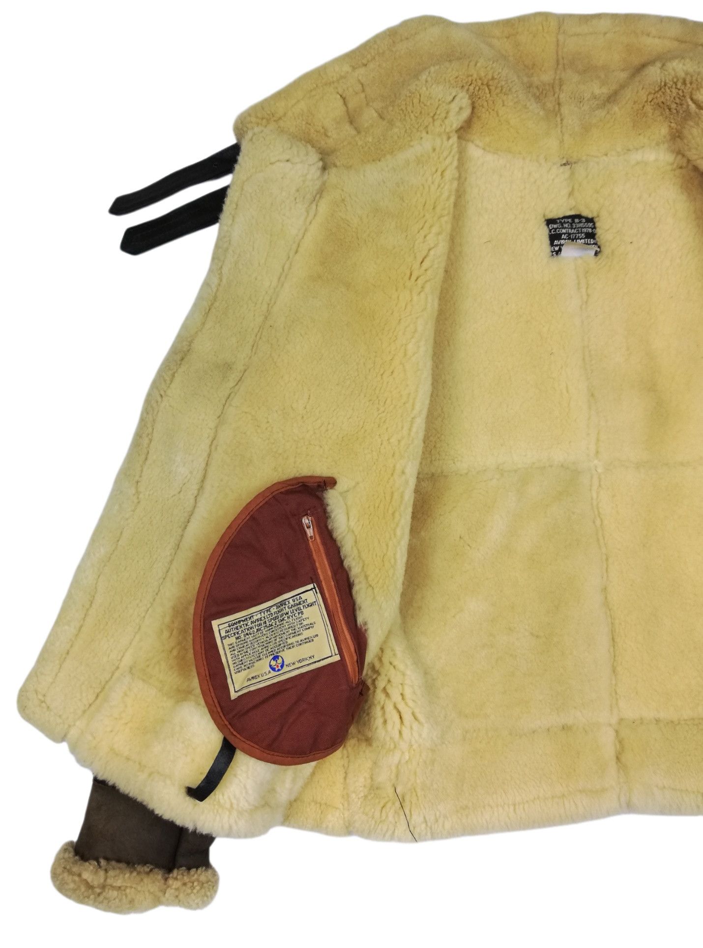 Avirex 🔥Vintage AVIREX WWII B-3 Bomber Jacket US ARMY AIR 1978 Size US M / EU 48-50 / 2 - 10 Thumbnail