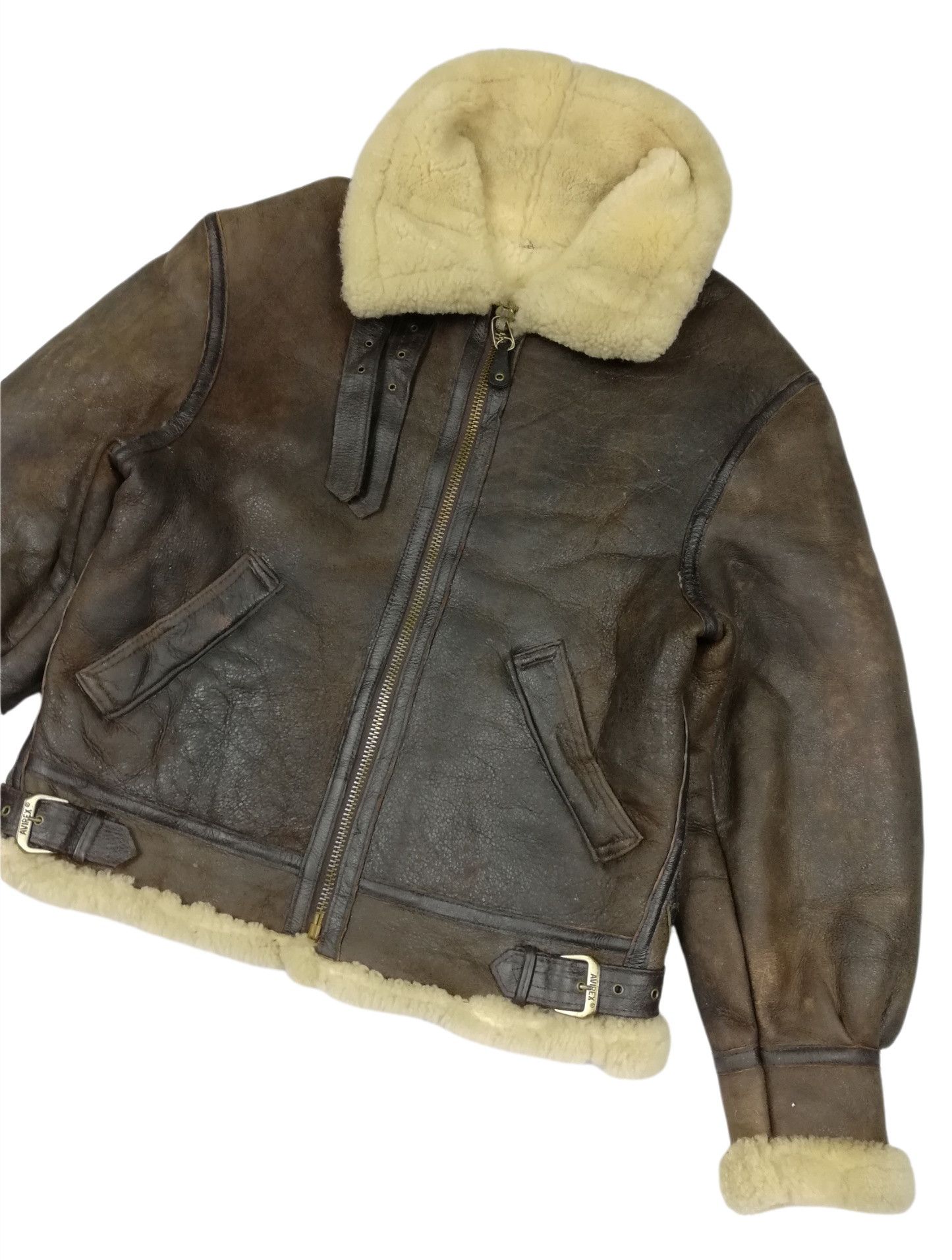Avirex 🔥Vintage AVIREX WWII B-3 Bomber Jacket US ARMY AIR 1978 Size US M / EU 48-50 / 2 - 4 Thumbnail