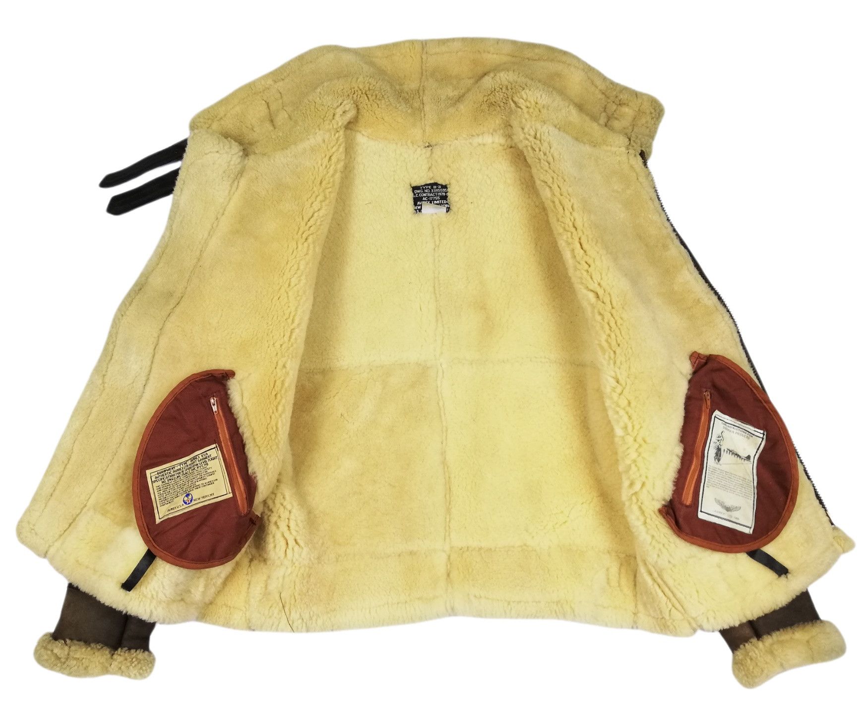 Avirex 🔥Vintage AVIREX WWII B-3 Bomber Jacket US ARMY AIR 1978 Size US M / EU 48-50 / 2 - 11 Thumbnail