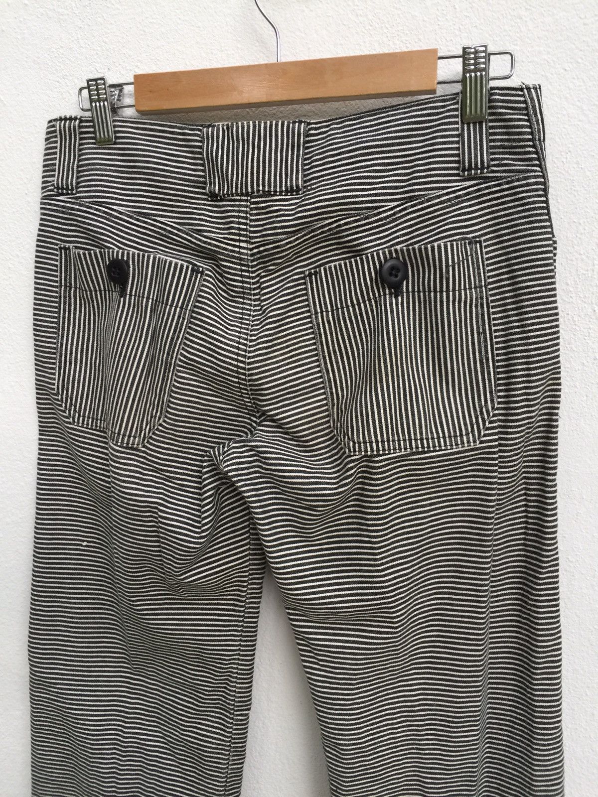 Johnbull John Bull Vertical Stripes Workwear Style Jailed Design Size US 30 / EU 46 - 4 Thumbnail