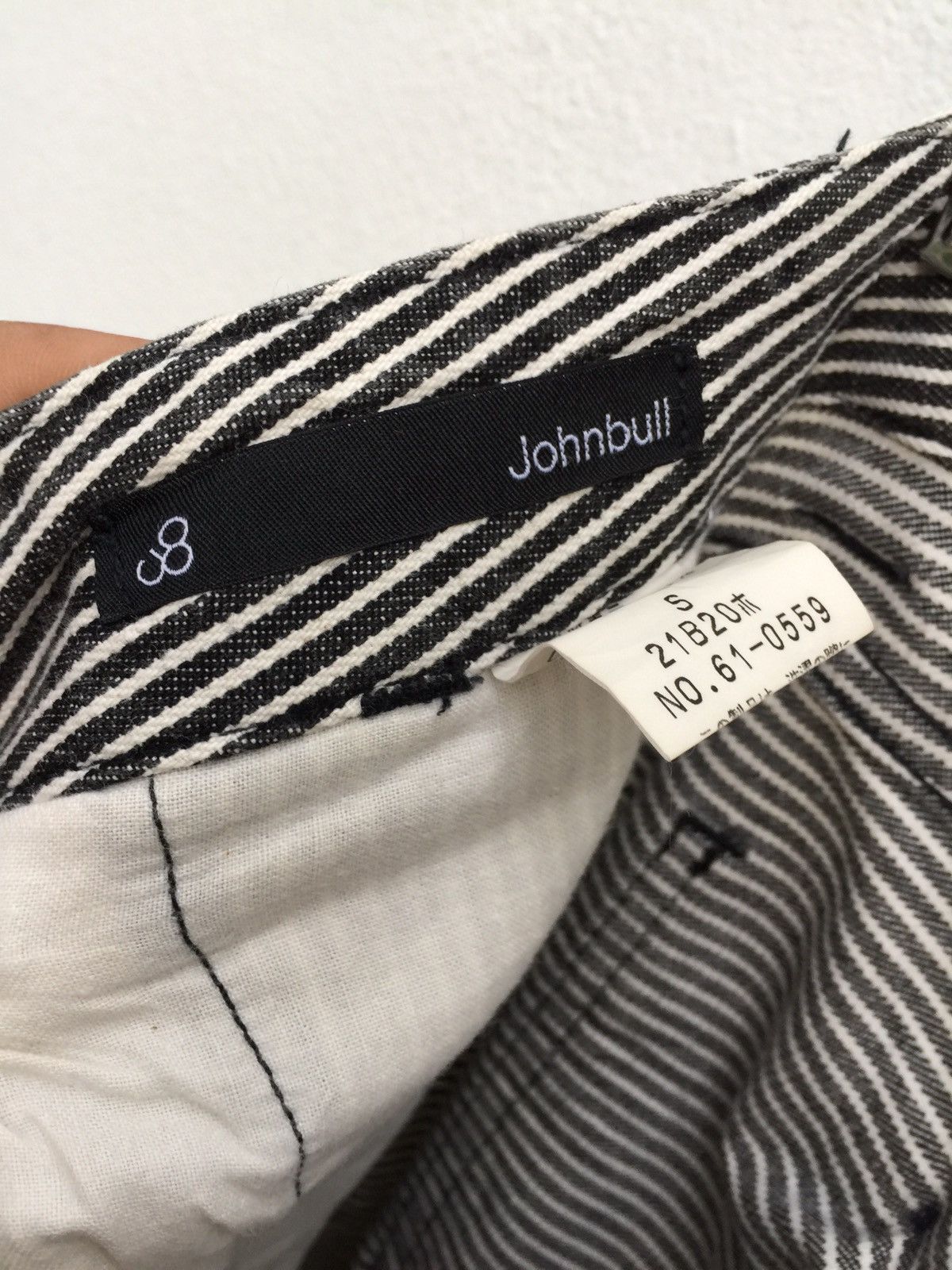 Johnbull John Bull Vertical Stripes Workwear Style Jailed Design Size US 30 / EU 46 - 8 Thumbnail