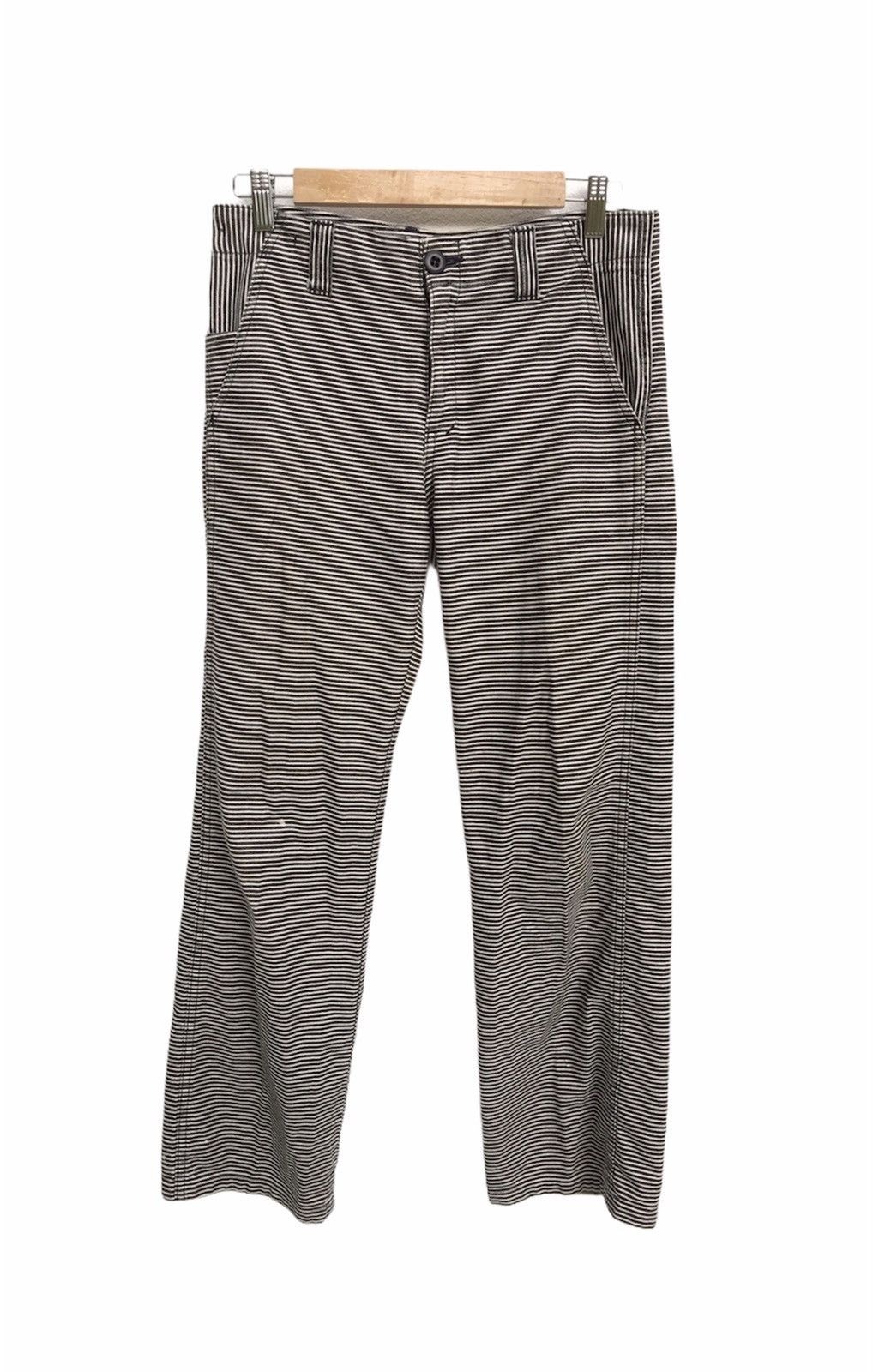 Johnbull John Bull Vertical Stripes Workwear Style Jailed Design Size US 30 / EU 46 - 2 Thumbnail