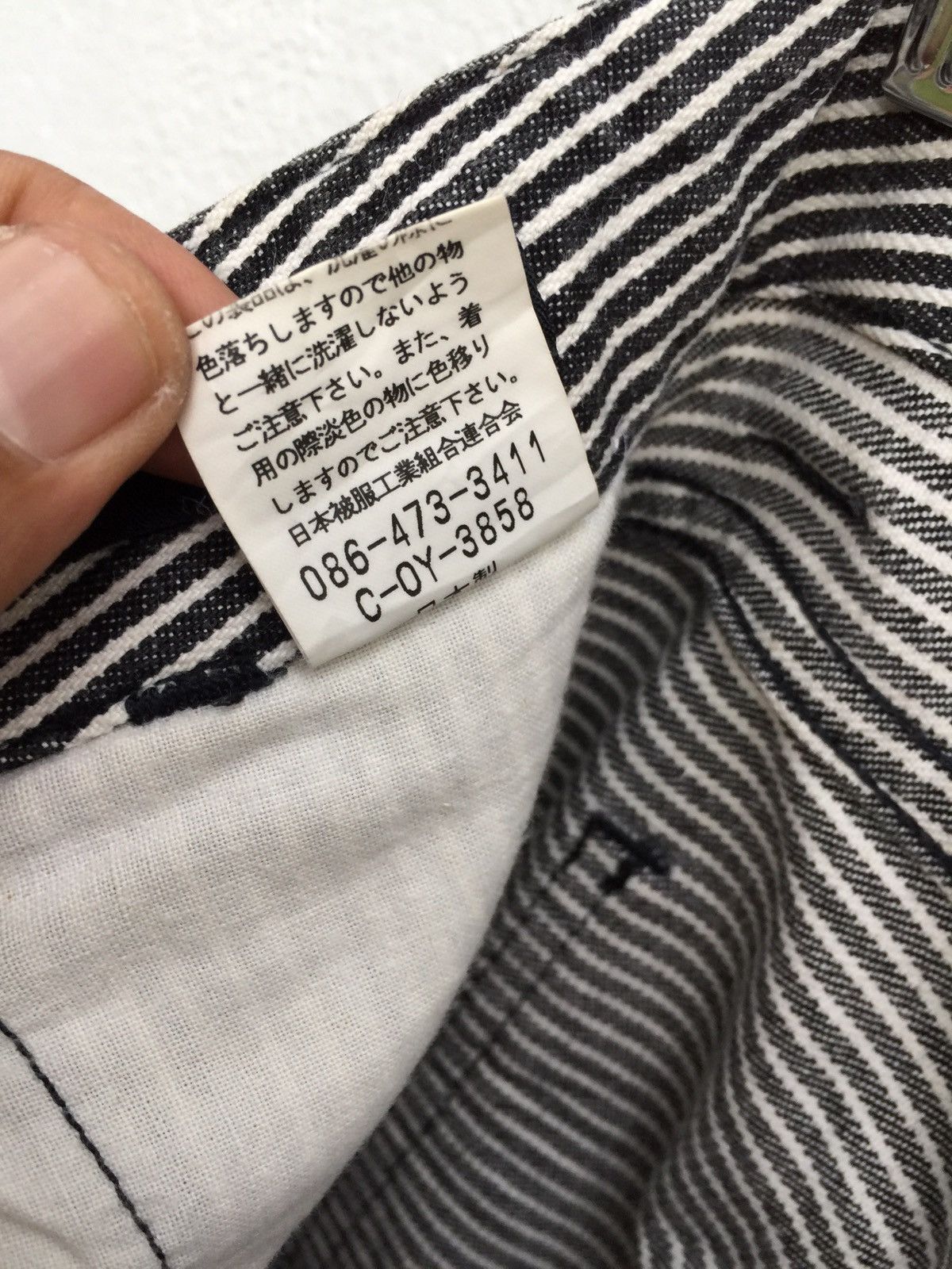 Johnbull John Bull Vertical Stripes Workwear Style Jailed Design Size US 30 / EU 46 - 10 Thumbnail
