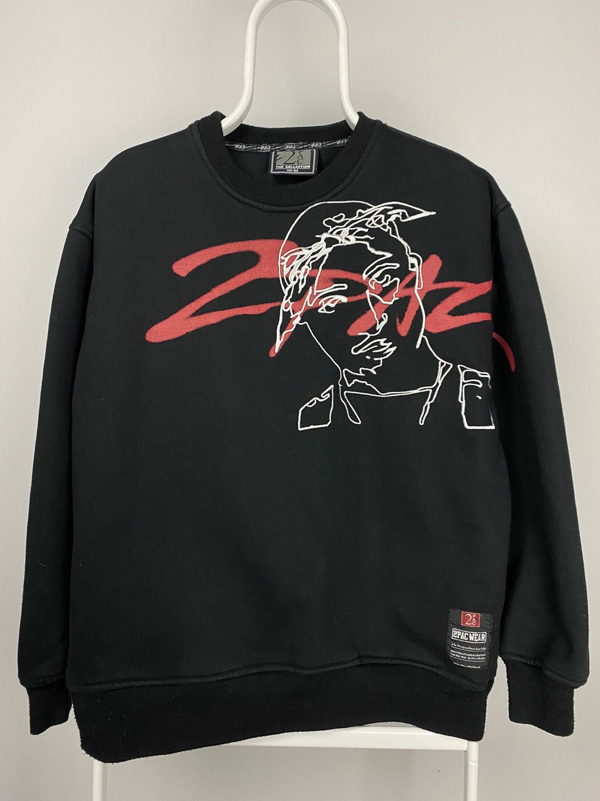 Rap Tees × Vintage 2Pac vintage black sweatshirt tupac the collection thug Size US M / EU 48-50 / 2 - 1 Thumbnail
