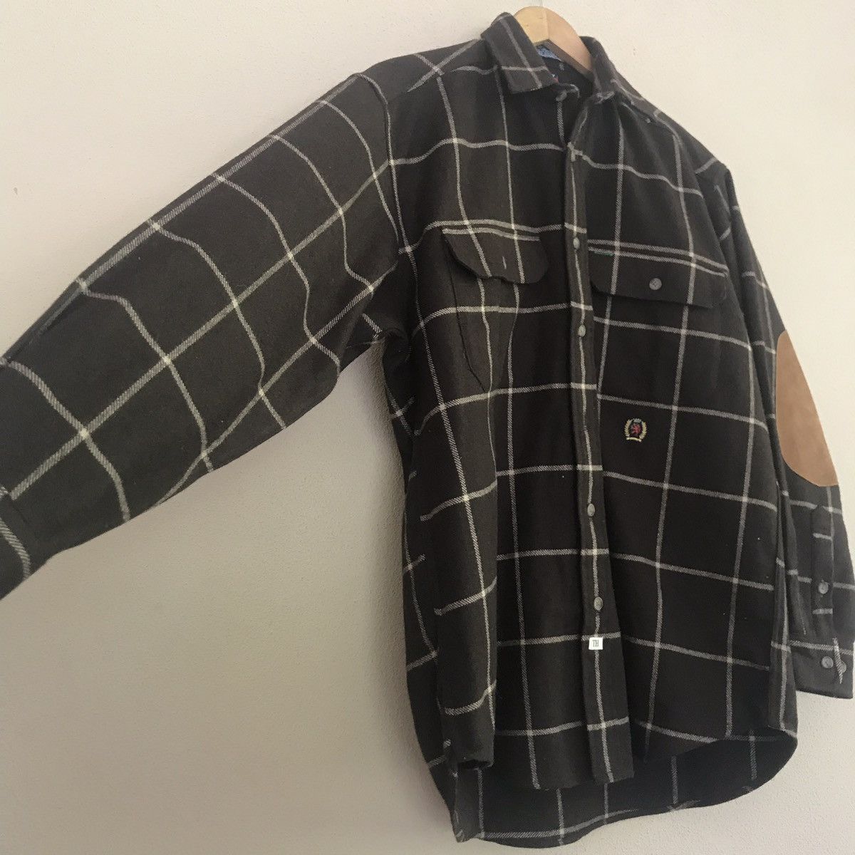 Tommy Hilfiger Tommy Hilfiger Wool flannel Shirt Size US L / EU 52-54 / 3 - 5 Thumbnail