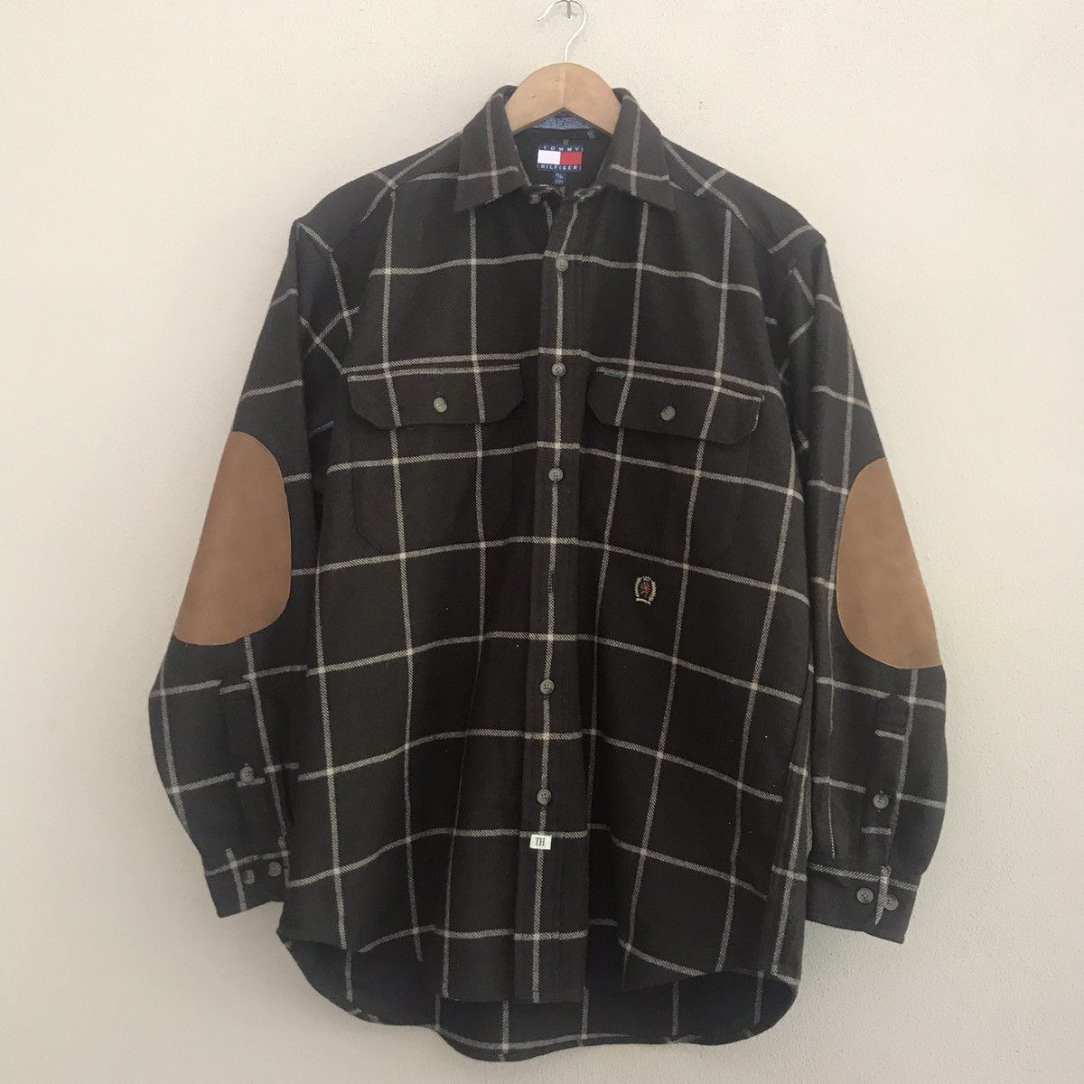 Tommy Hilfiger Tommy Hilfiger Wool flannel Shirt Size US L / EU 52-54 / 3 - 1 Thumbnail