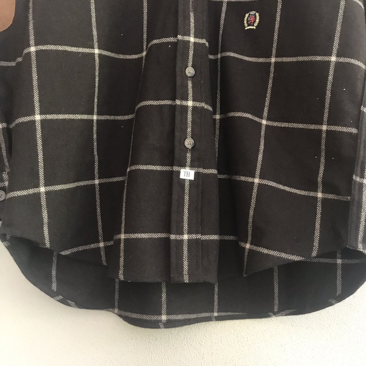 Tommy Hilfiger Tommy Hilfiger Wool flannel Shirt Size US L / EU 52-54 / 3 - 3 Thumbnail