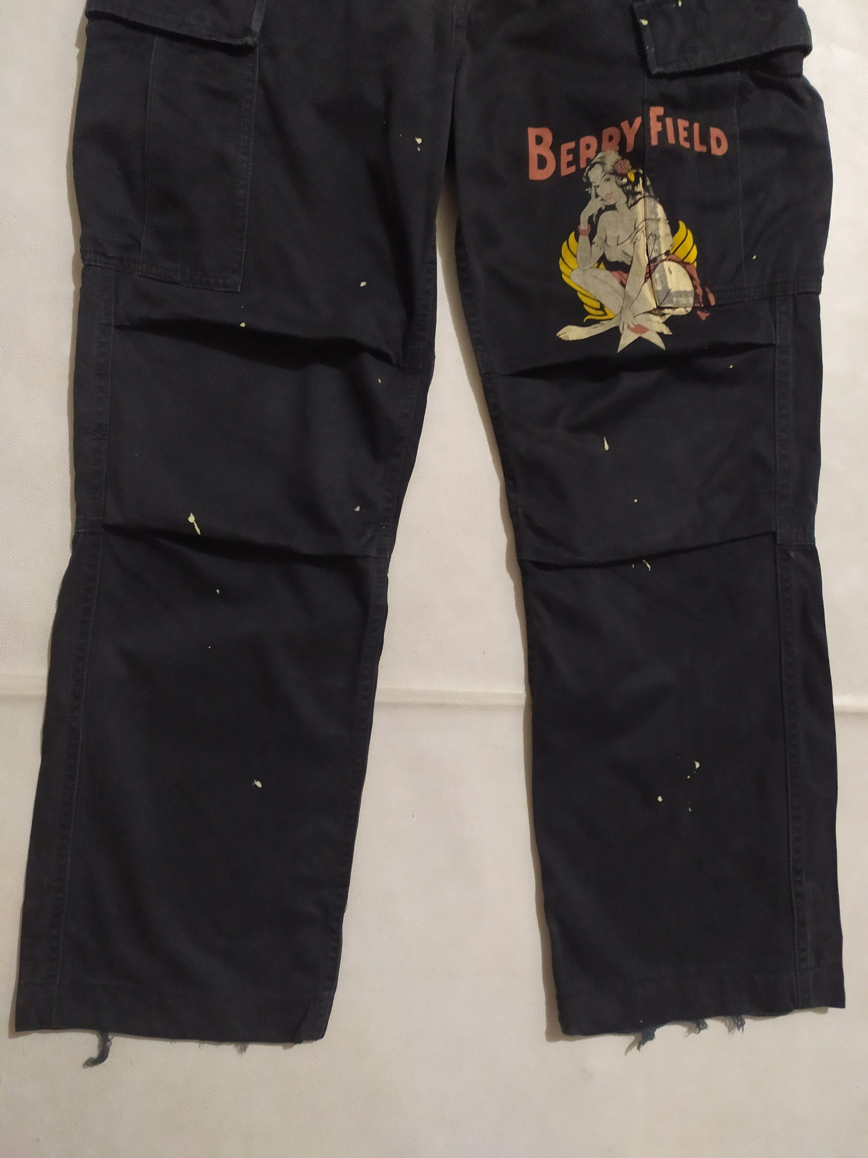 Avirex 🔥Avirex Cargo Military Berry Field Pants Size US 31 - 3 Thumbnail