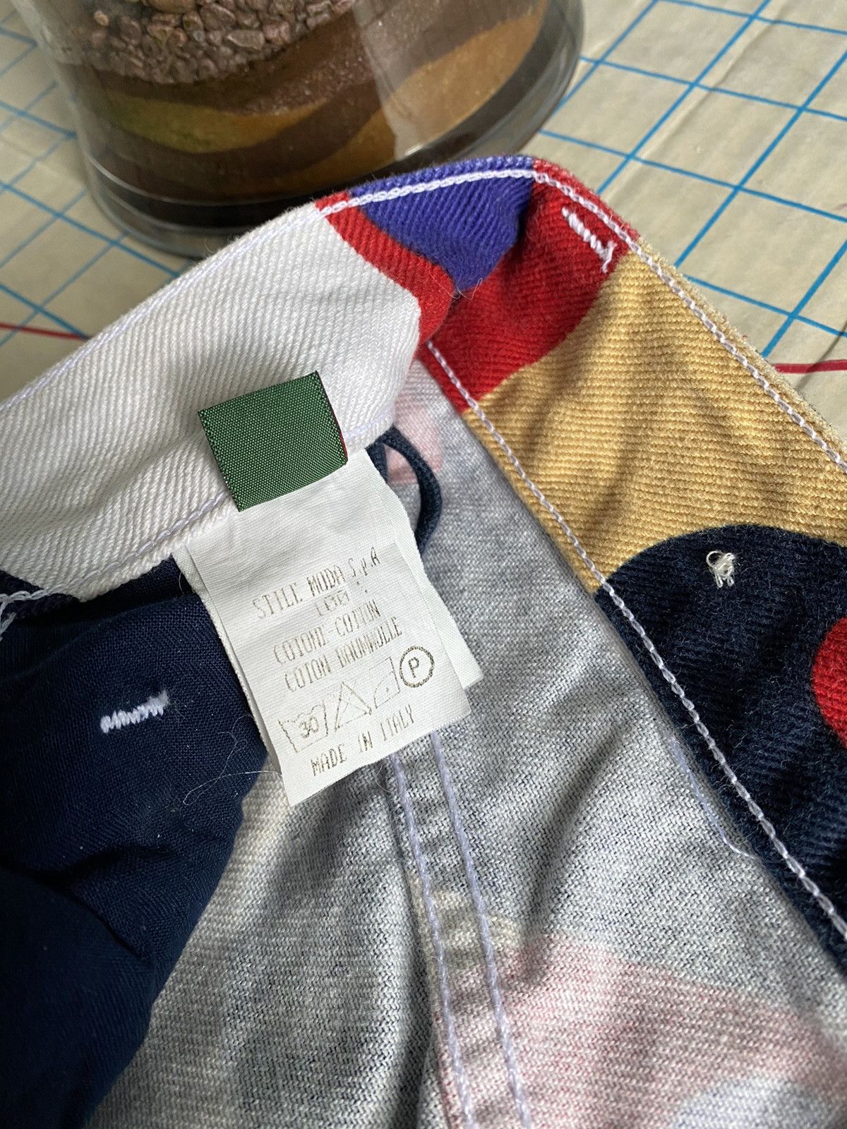 Katharine Hamnett London × Vintage Vintage Katharine Hamnett Denim Funky Pattern Jeans Size 26 Size US 26 / EU 42 - 7 Thumbnail