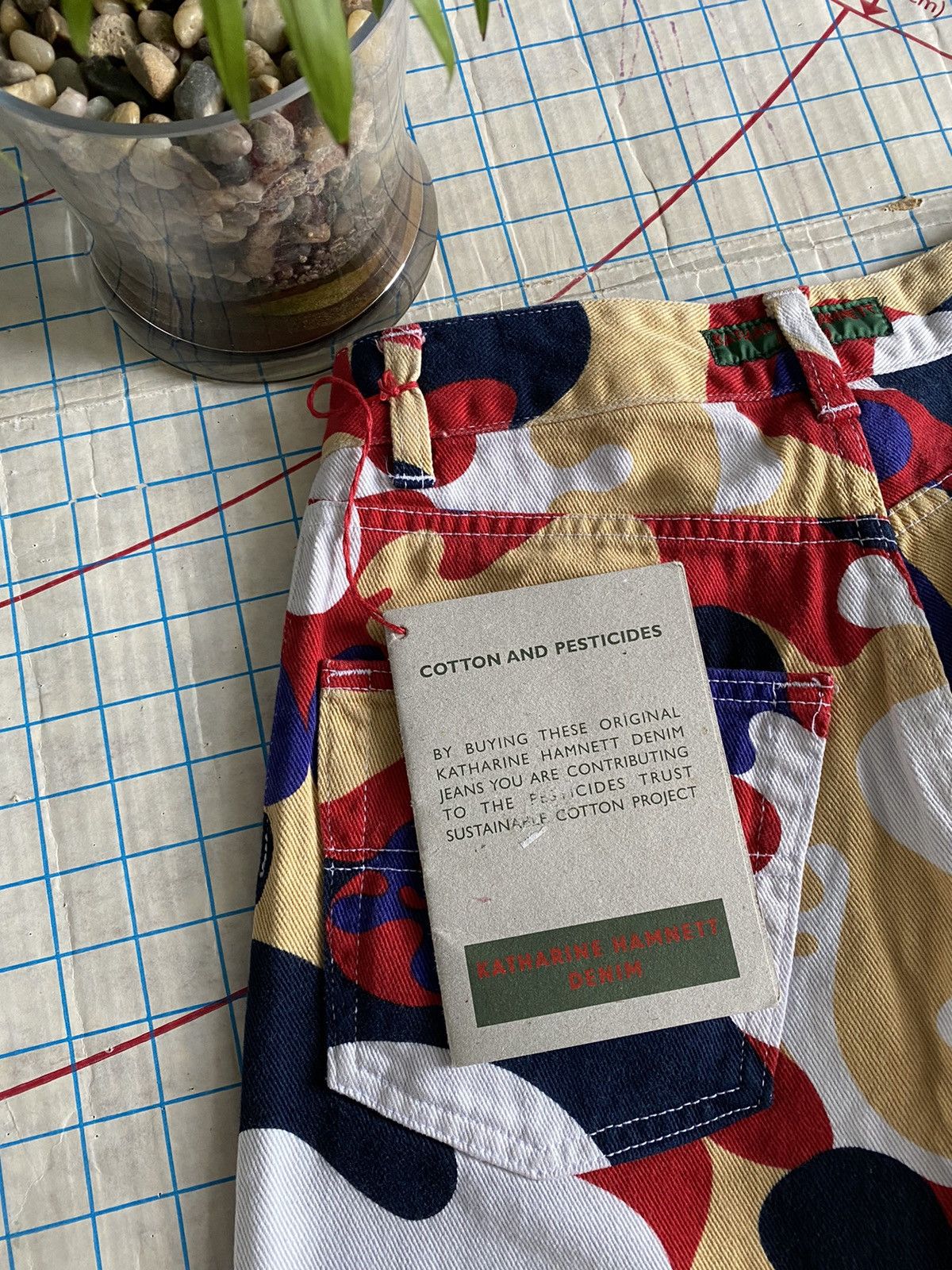Katharine Hamnett London × Vintage Vintage Katharine Hamnett Denim Funky Pattern Jeans Size 26 Size US 26 / EU 42 - 10 Thumbnail