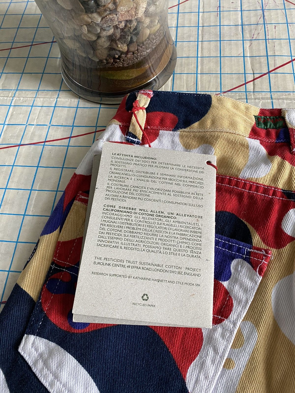 Katharine Hamnett London × Vintage Vintage Katharine Hamnett Denim Funky Pattern Jeans Size 26 Size US 26 / EU 42 - 12 Thumbnail