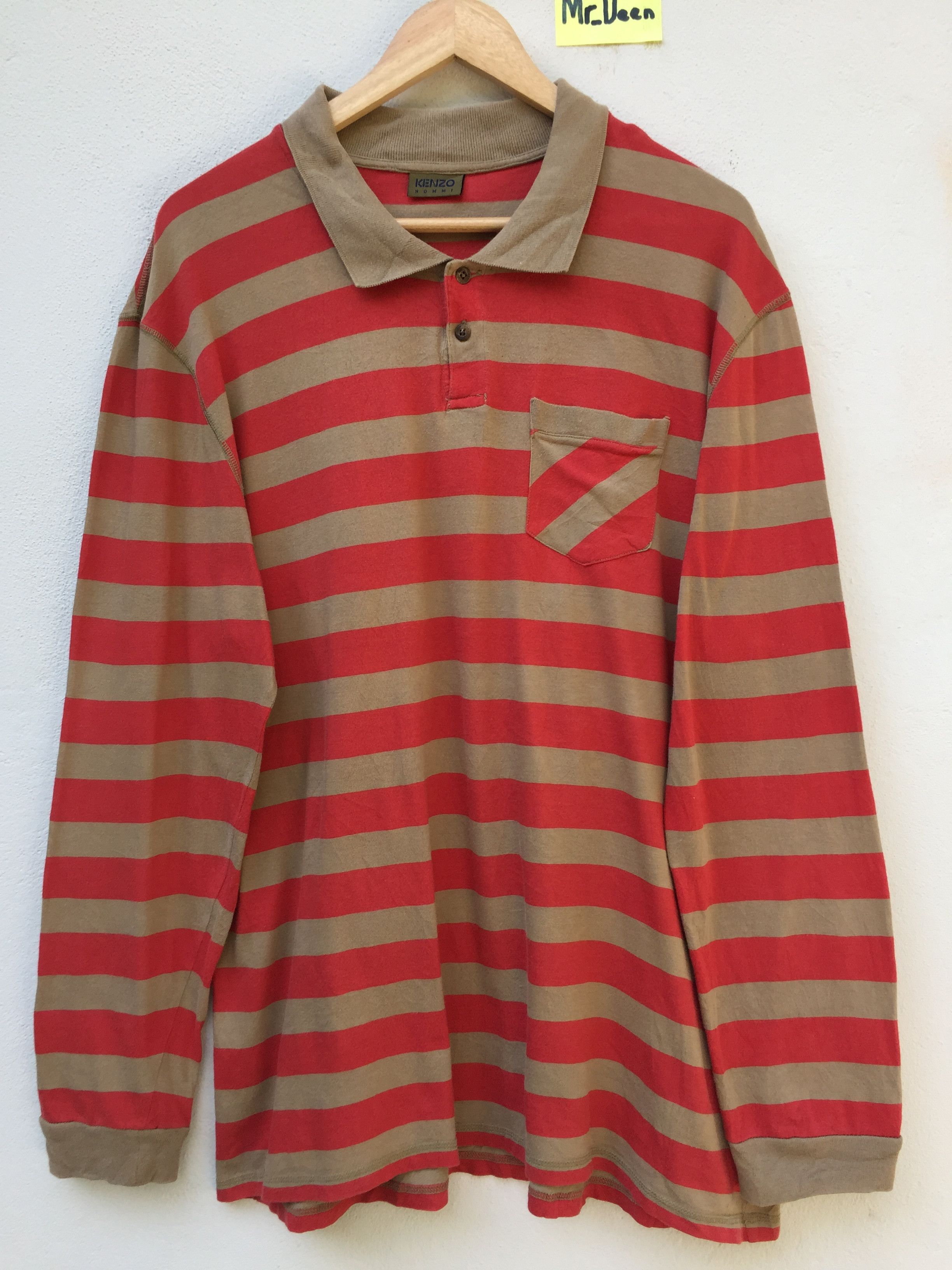 Kenzo Kenzo Homme Stripes Long Sleeve Size US L / EU 52-54 / 3 - 5 Thumbnail